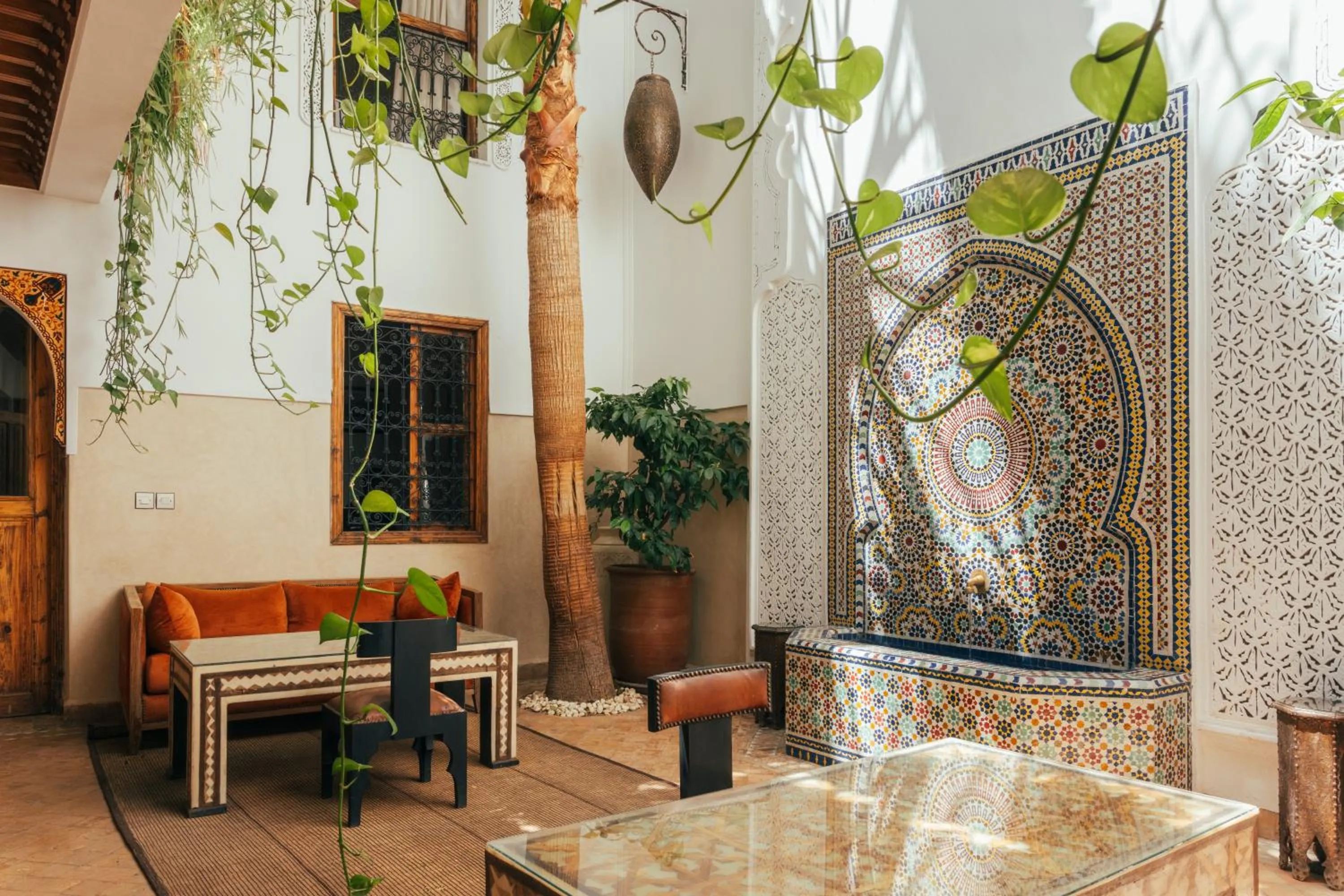 Seating area in Riad Anya & SPA