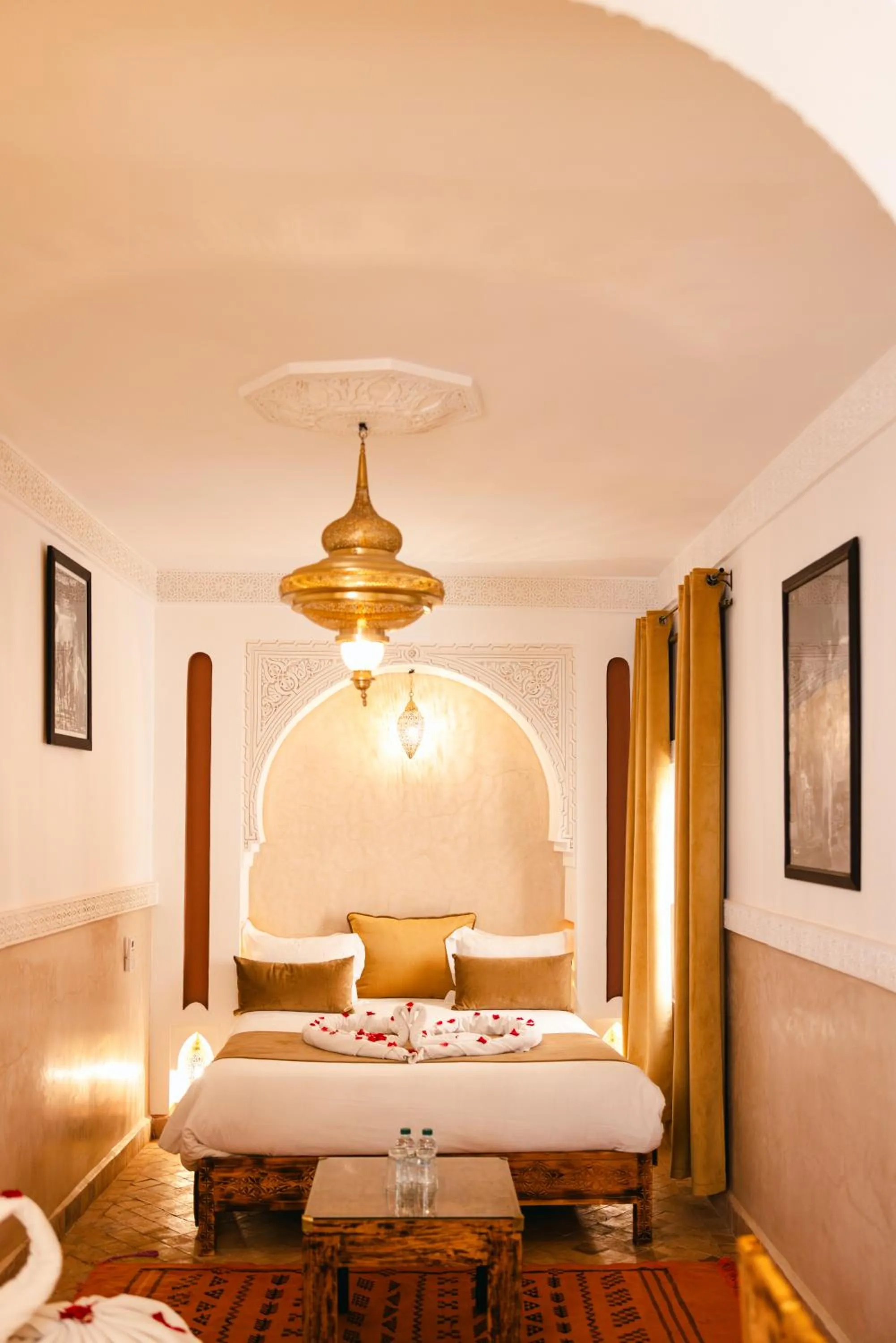 Bed in Riad Anya & SPA