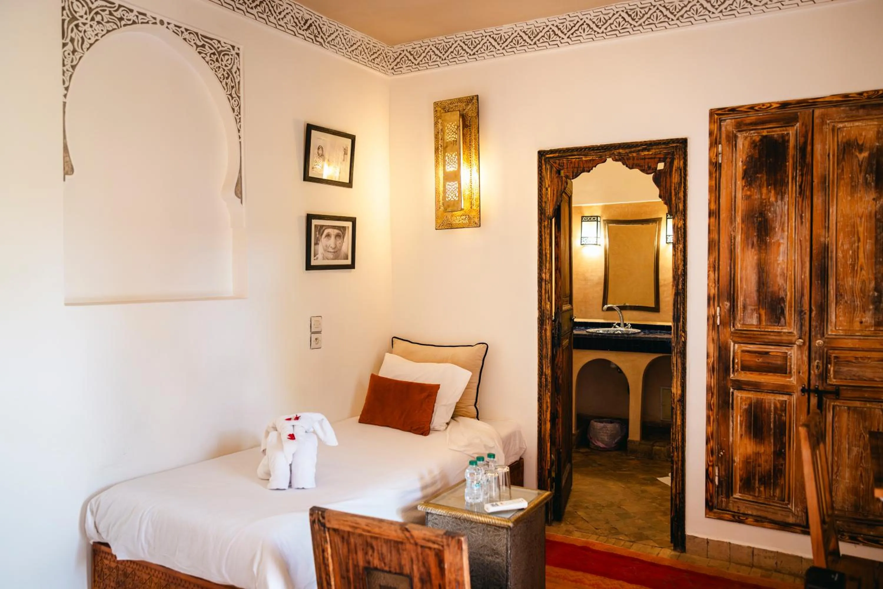 Bed in Riad Anya & SPA