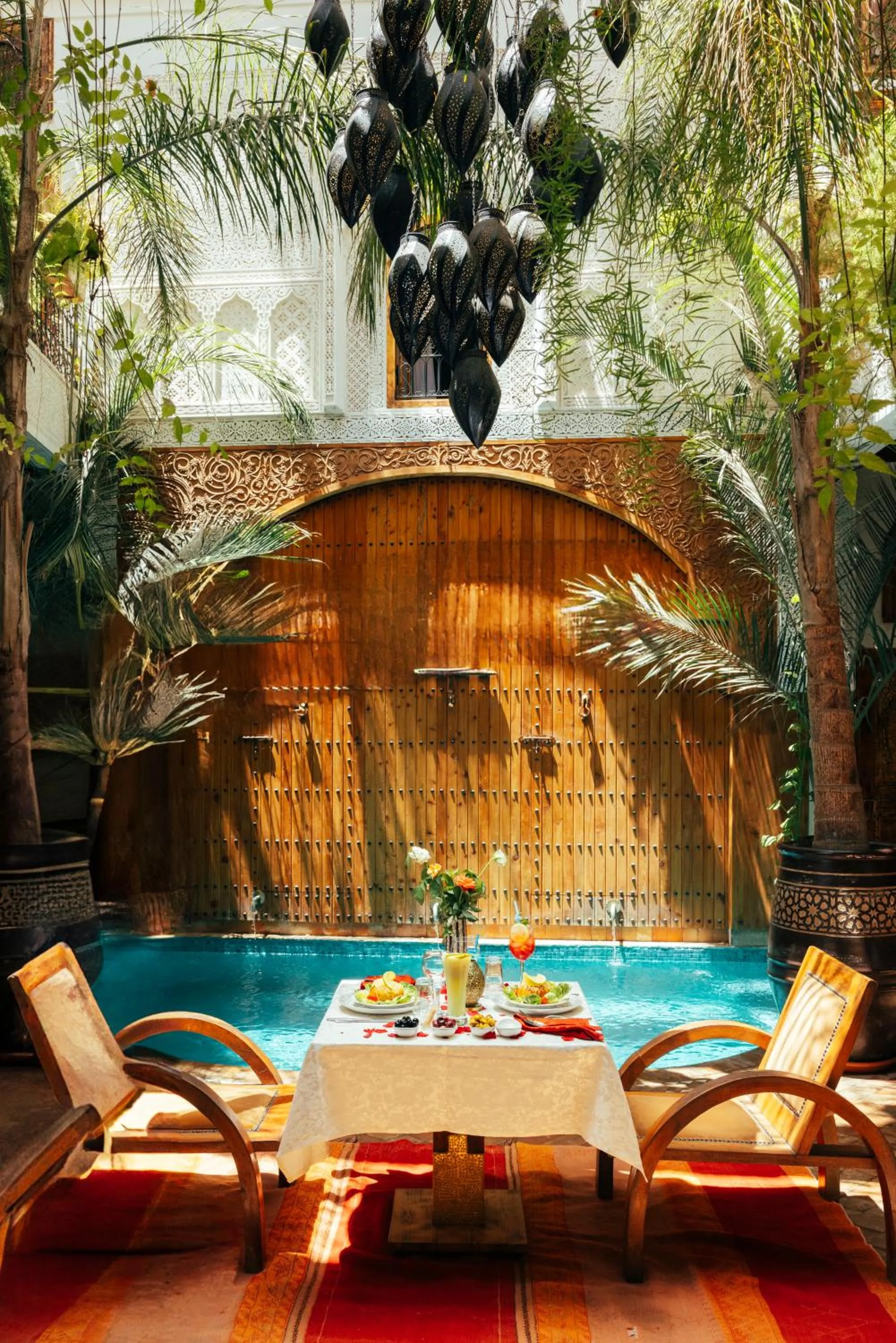 Patio in Riad Anya & SPA