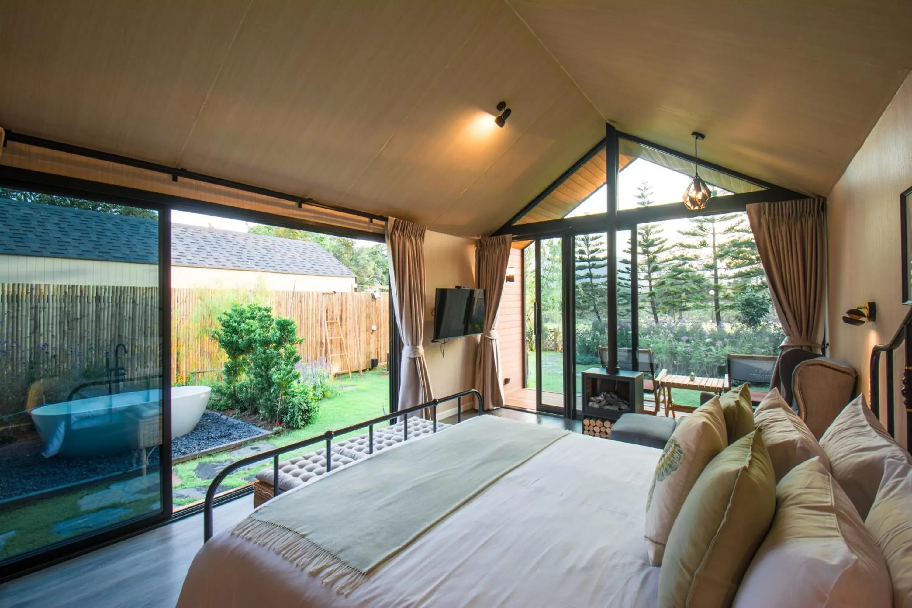 View (from property/room), Bed in Thara Dara Khaoyai View (from property/room), Bed in Thara Dara Khaoyai