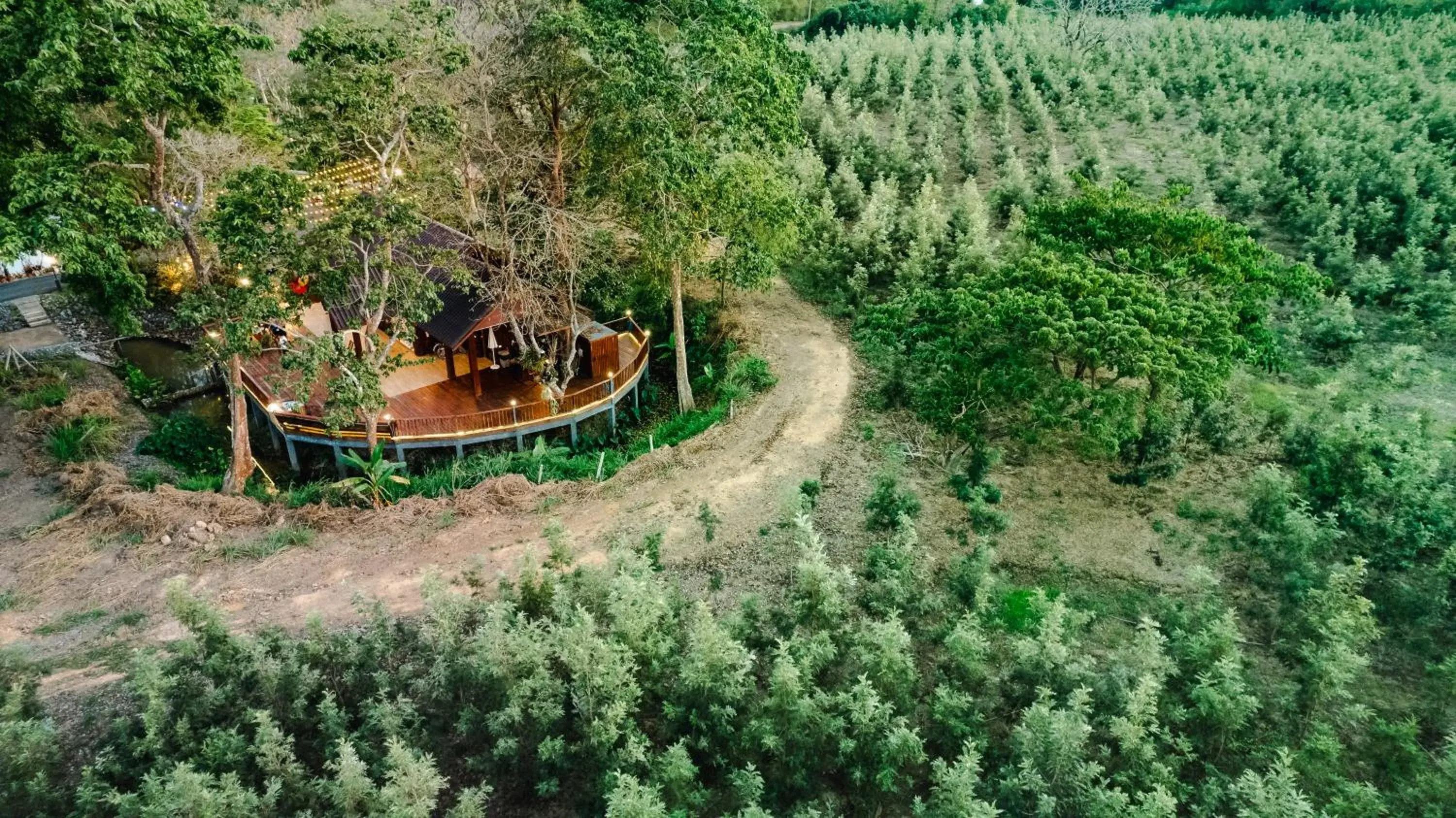 Garden view in Thara Dara Khaoyai Garden view in Thara Dara Khaoyai