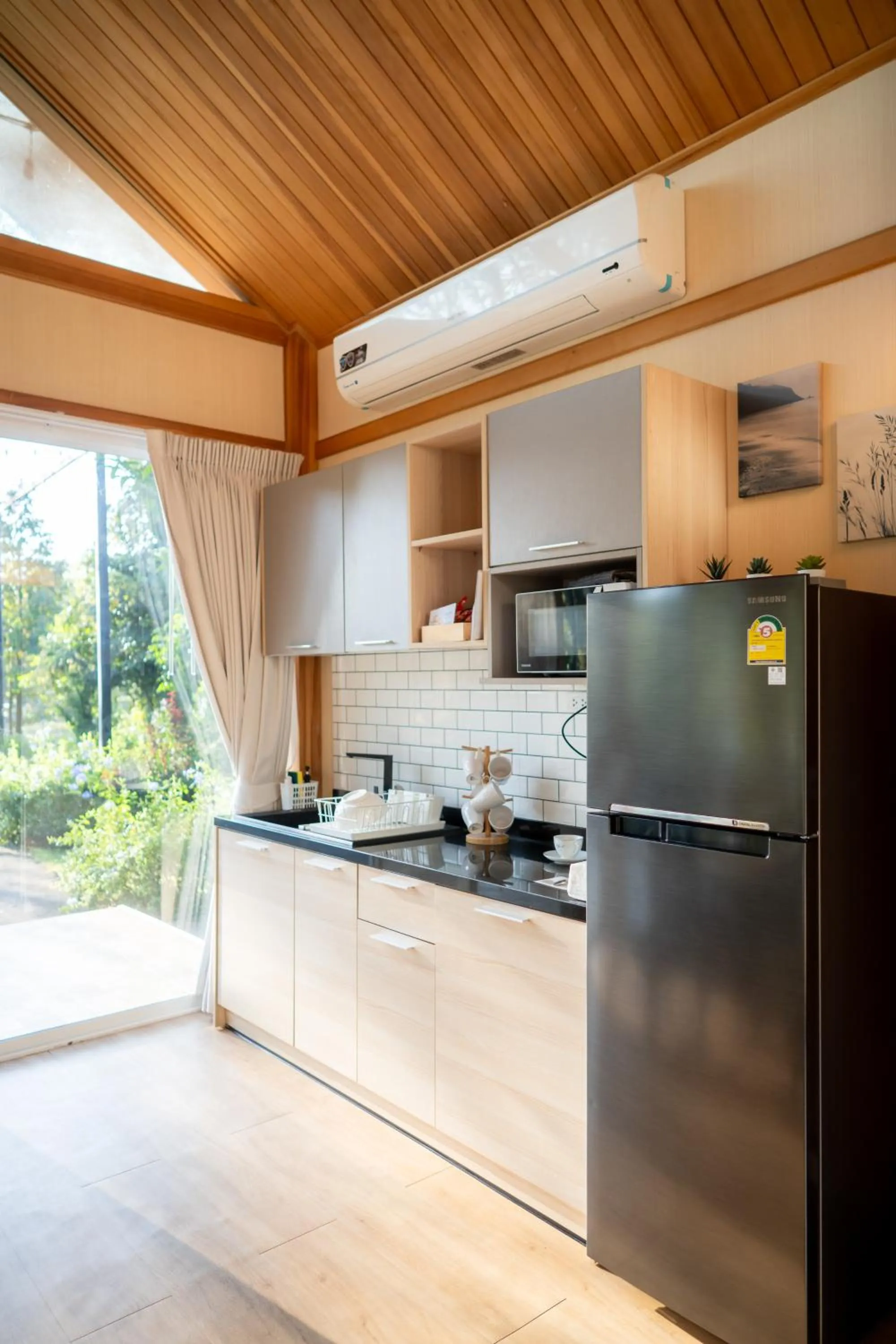 kitchen in Thara Dara Khaoyai