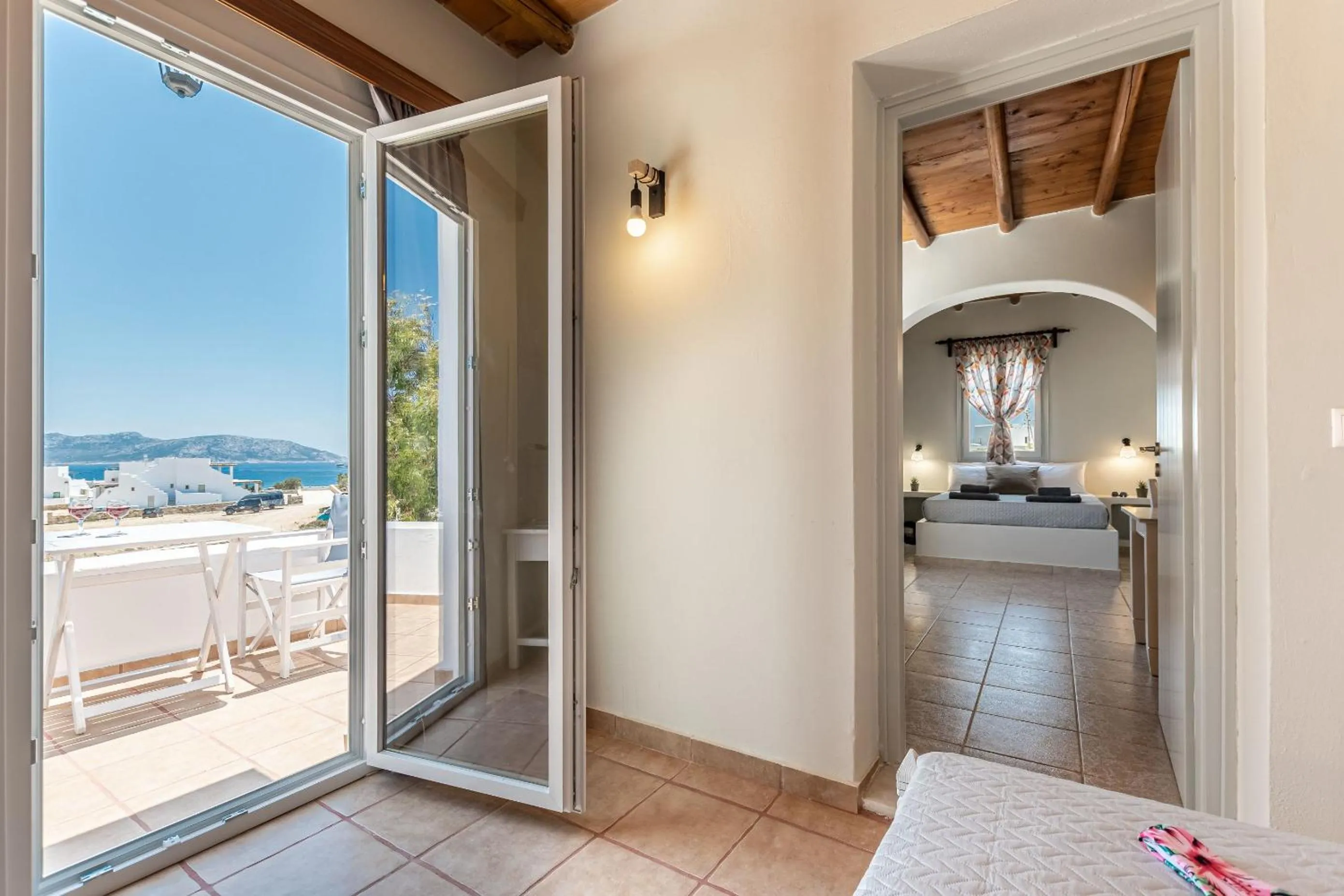 Shower in Michalios Luxury Apartments