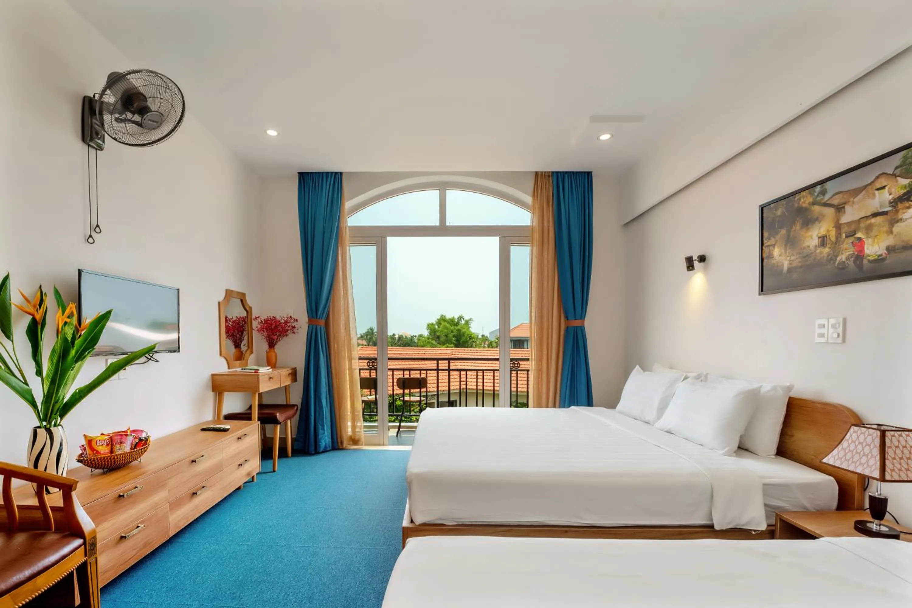 Bedroom, Bed in Sam Retreat Hoi An Villa - Peaceful Rice-Field Retreat, 10 Minutes to Hoi An Old Town