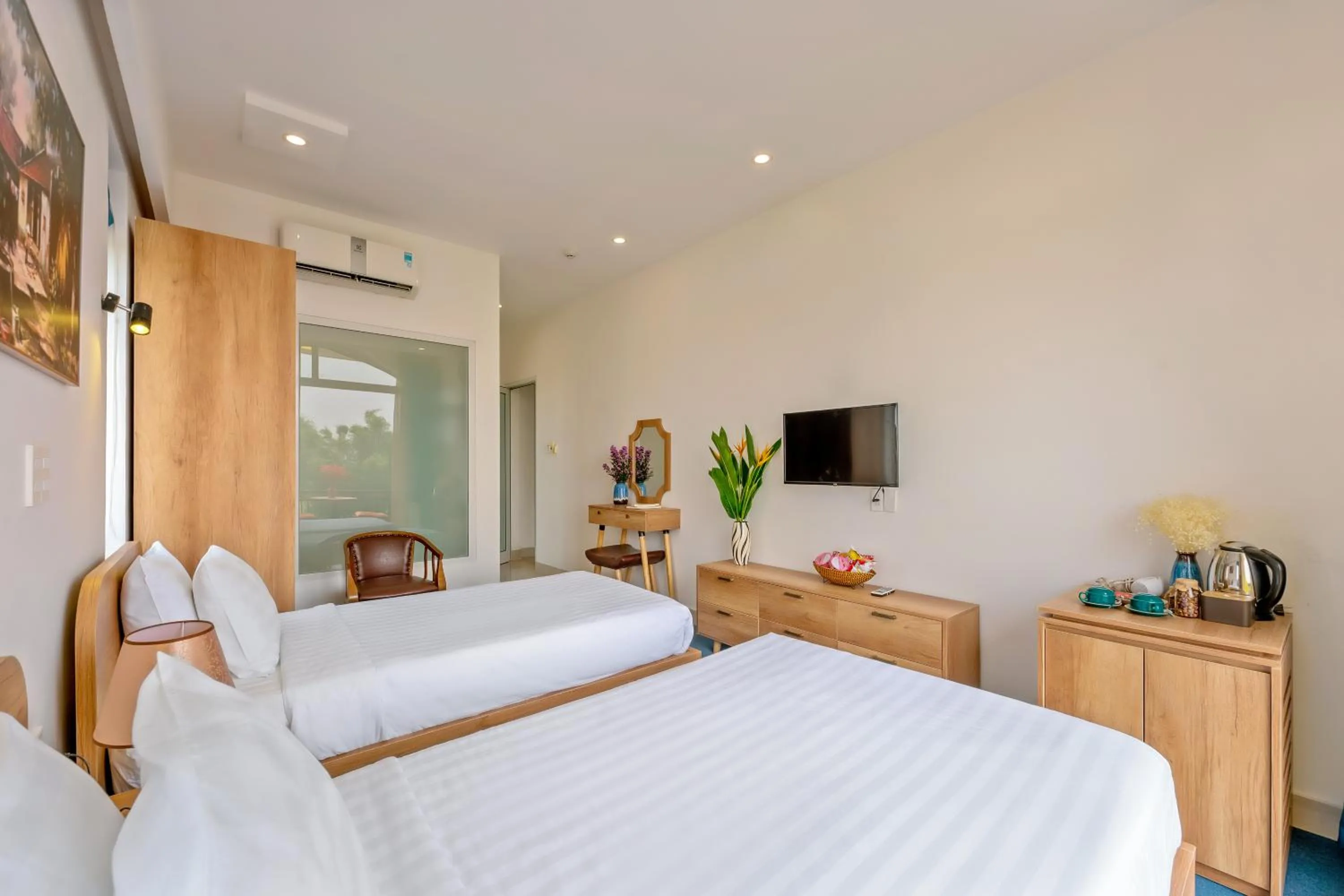 Bed in Sam Retreat Hoi An Villa - Peaceful Rice-Field Retreat, 10 Minutes to Hoi An Old Town