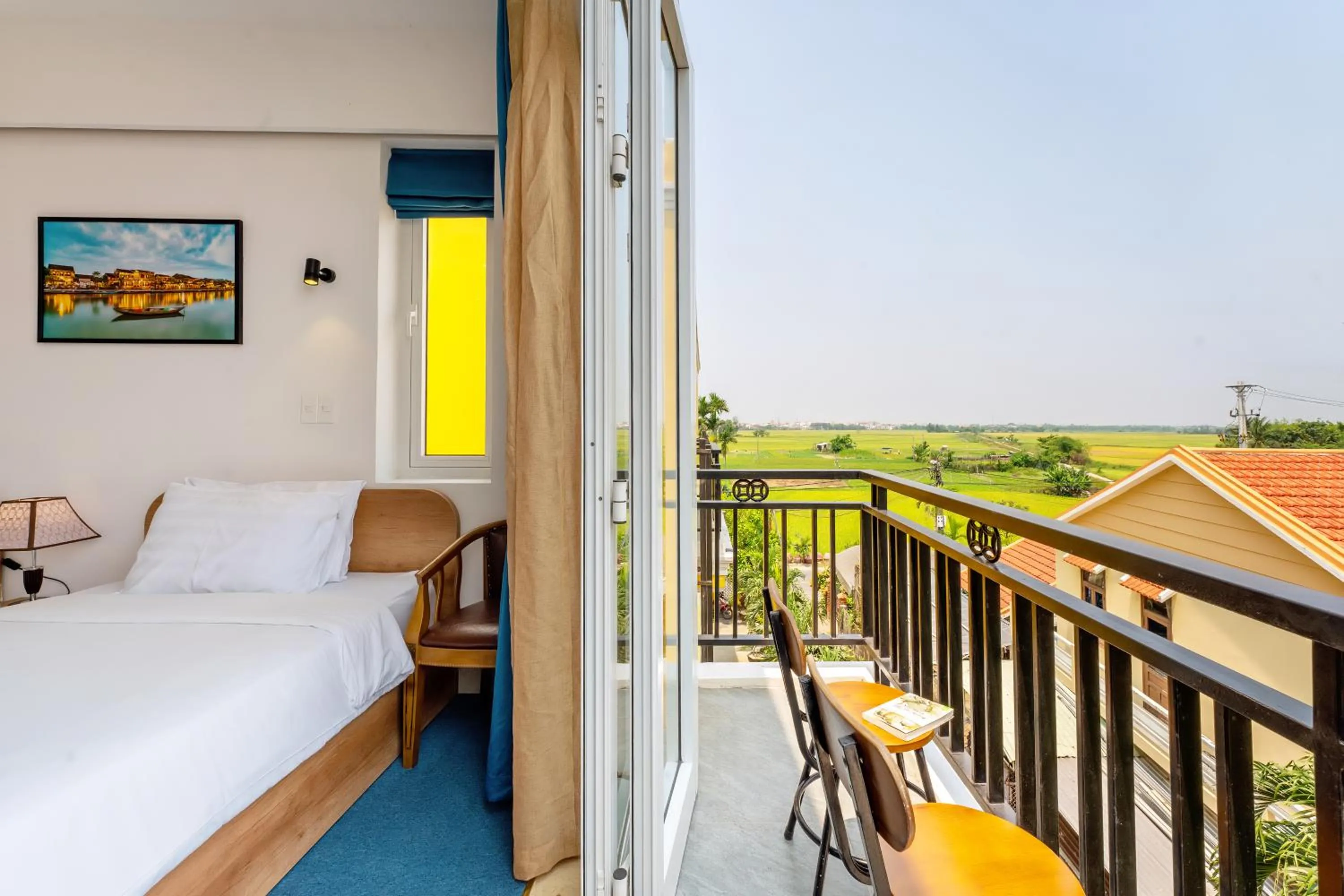 Bed in Sam Retreat Hoi An Villa - Peaceful Rice-Field Retreat, 10 Minutes to Hoi An Old Town