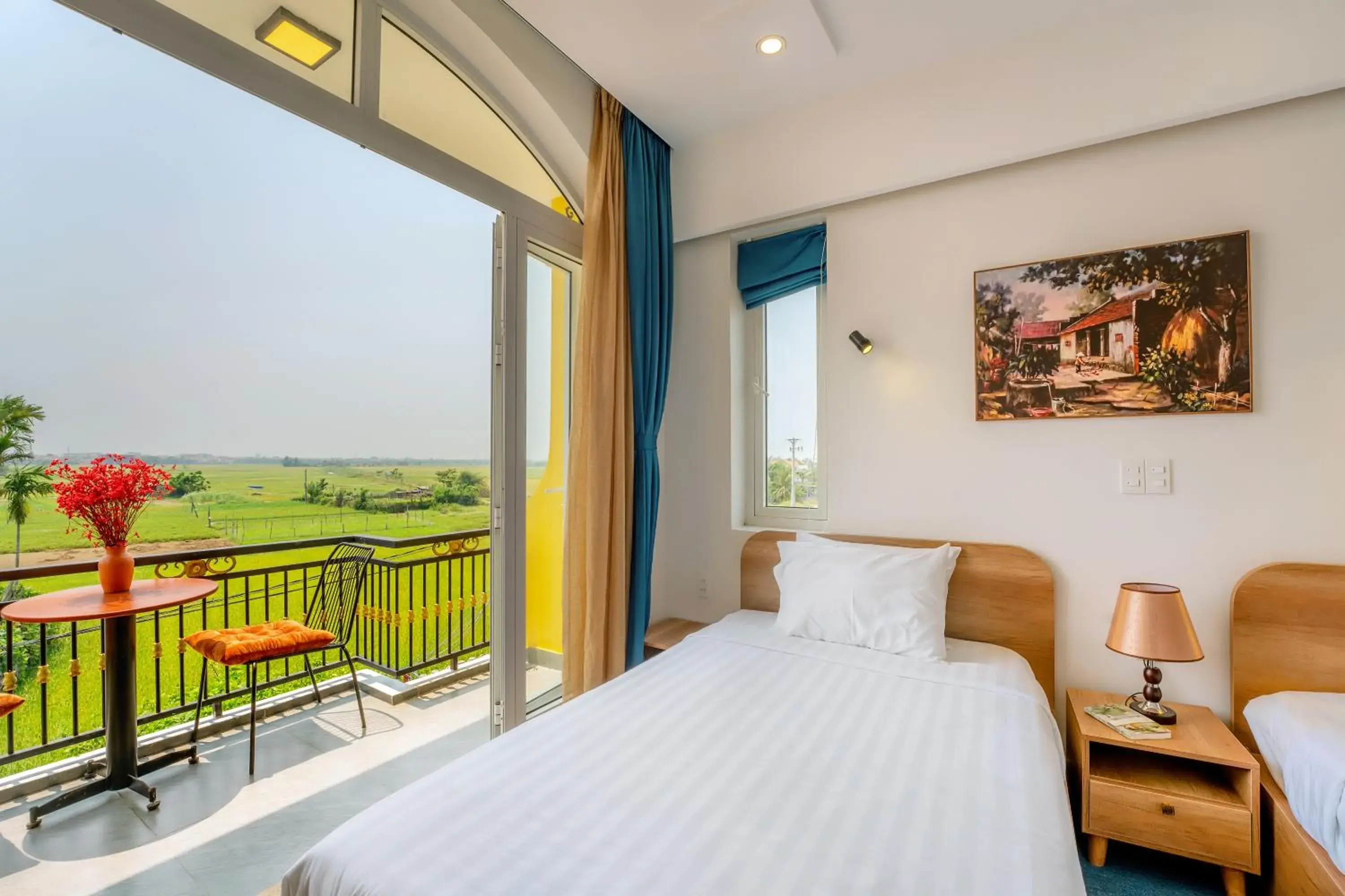 View (from property/room), Bed in Sam Retreat Hoi An Villa - Peaceful Rice-Field Retreat, 10 Minutes to Hoi An Old Town View (from property/room), Bed in Sam Retreat Hoi An Villa - Peaceful Rice-Field Retreat, 10 Minutes to Hoi An Old Town