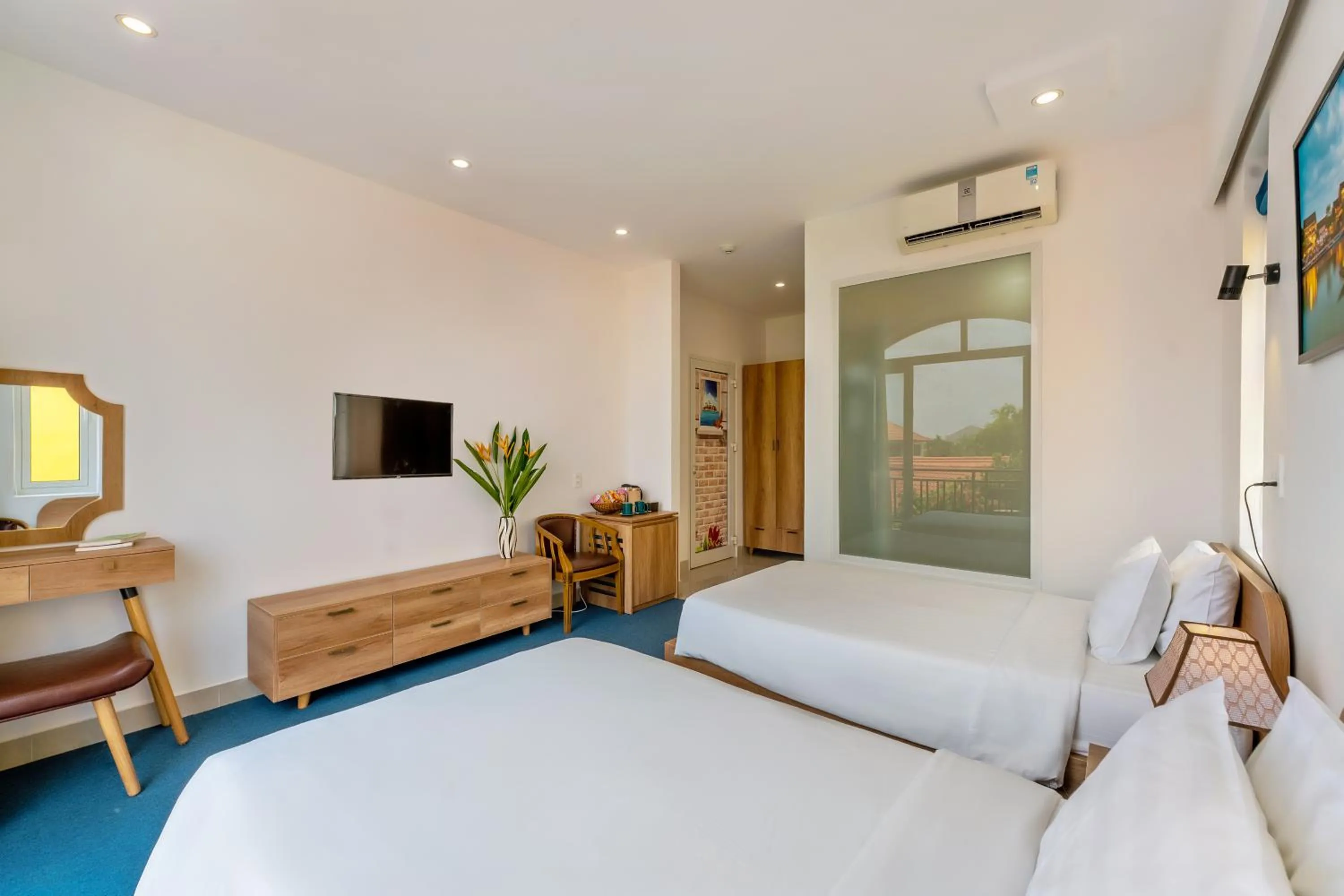 Bed in Sam Retreat Hoi An Villa - Peaceful Rice-Field Retreat, 10 Minutes to Hoi An Old Town