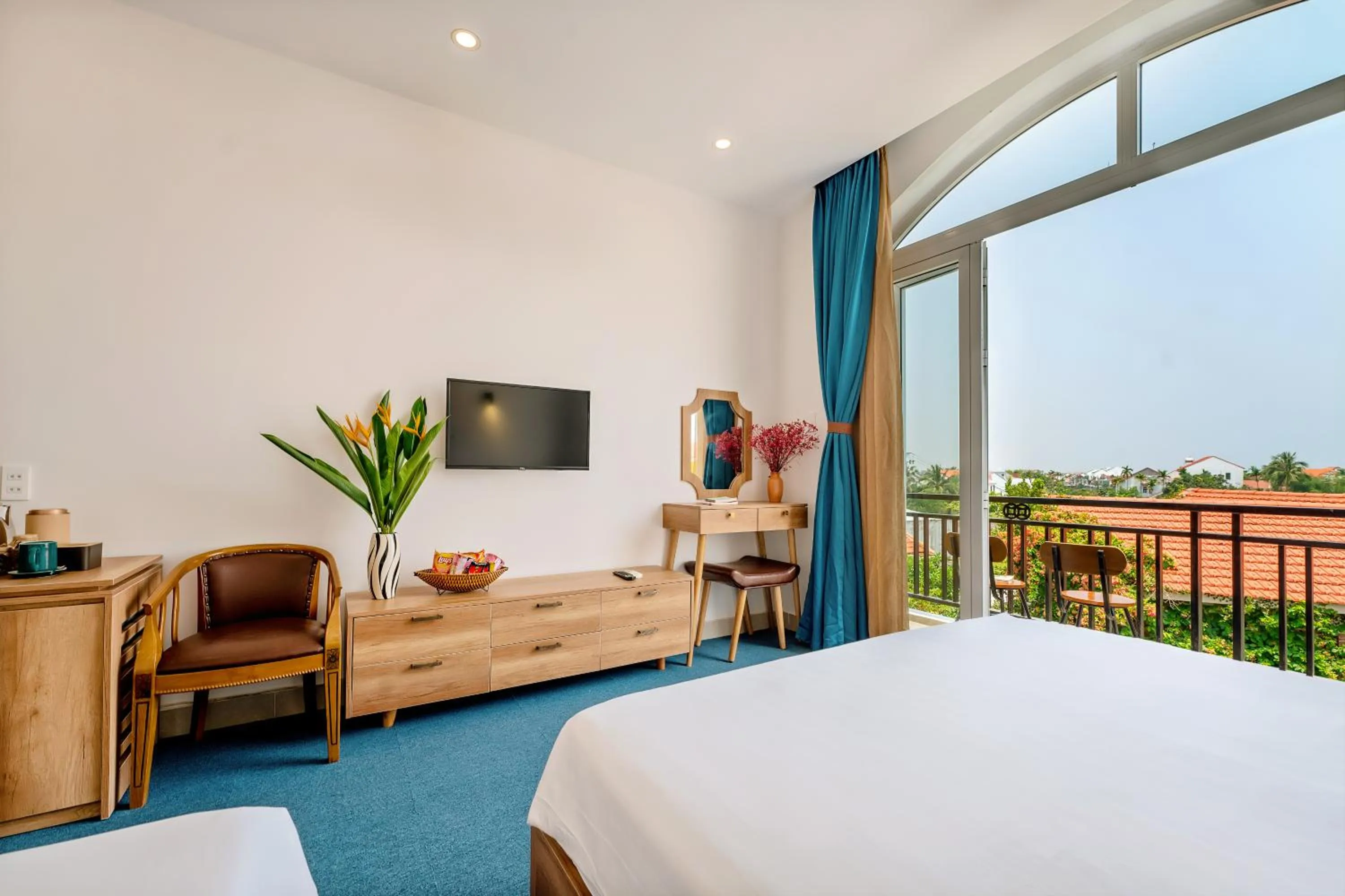 Coffee/tea facilities, Bed in Sam Retreat Hoi An Villa - Peaceful Rice-Field Retreat, 10 Minutes to Hoi An Old Town