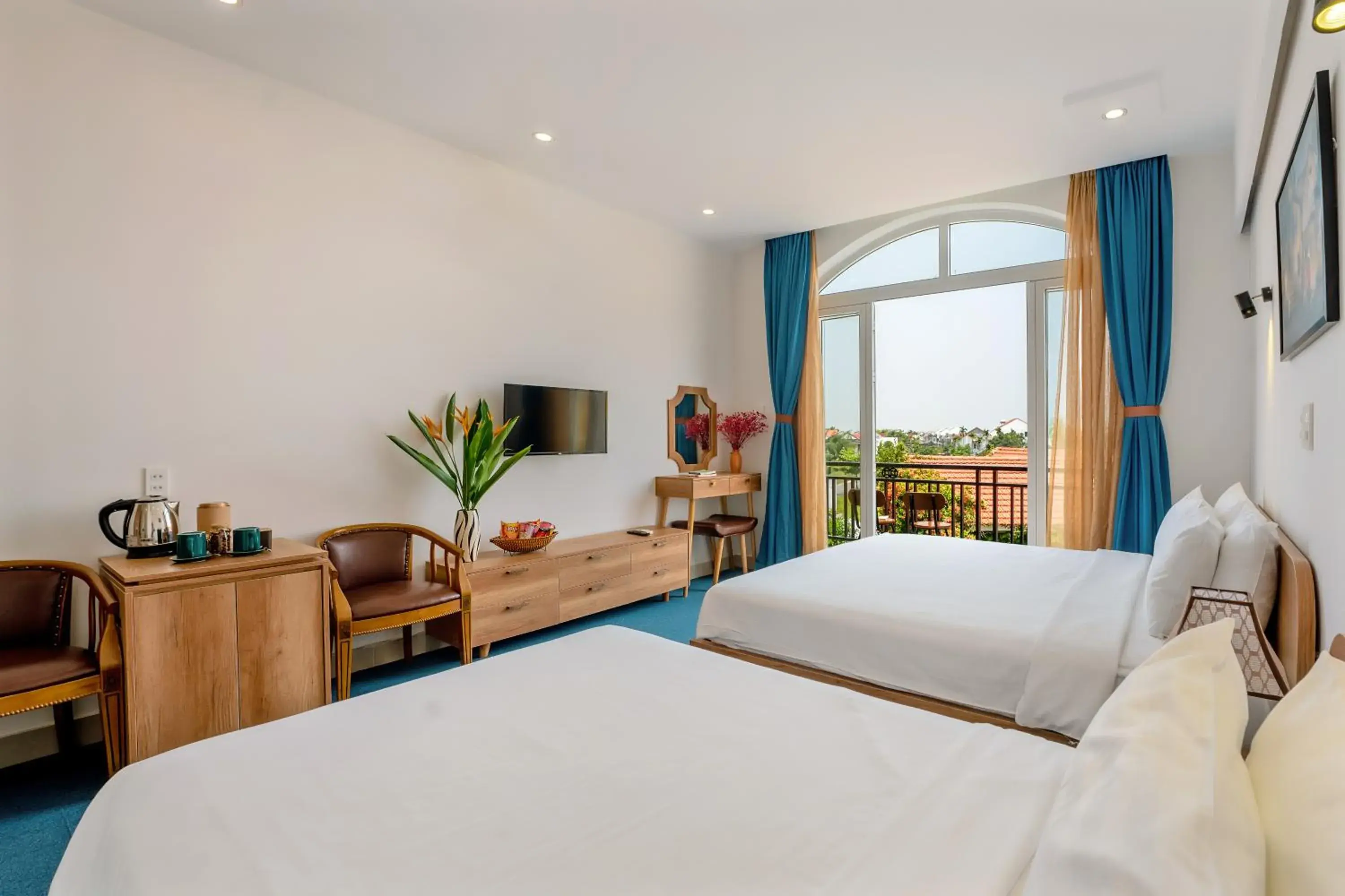 Bedroom, Bed in Sam Retreat Hoi An Villa - Peaceful Rice-Field Retreat, 10 Minutes to Hoi An Old Town Bedroom, Bed in Sam Retreat Hoi An Villa - Peaceful Rice-Field Retreat, 10 Minutes to Hoi An Old Town