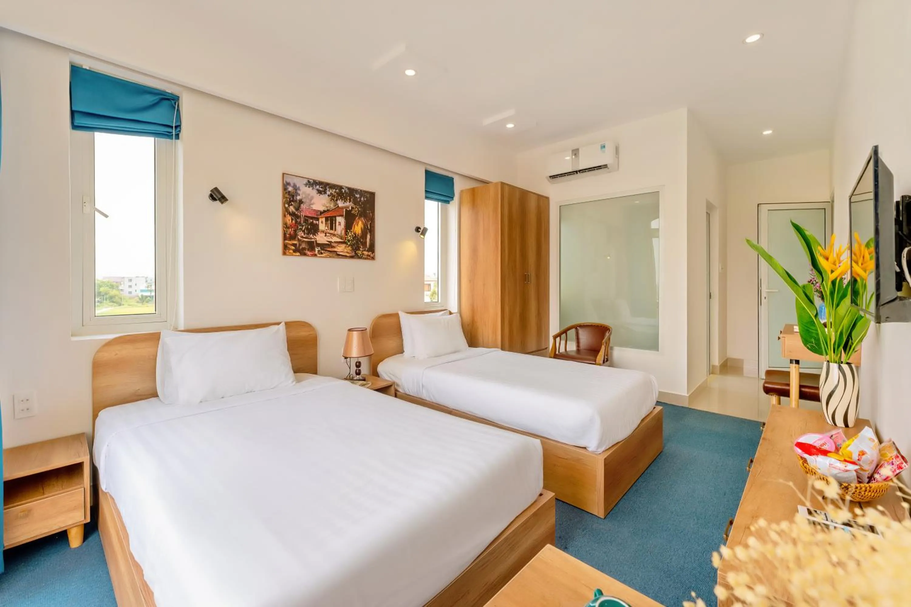 Bed in Sam Retreat Hoi An Villa - Peaceful Rice-Field Retreat, 10 Minutes to Hoi An Old Town