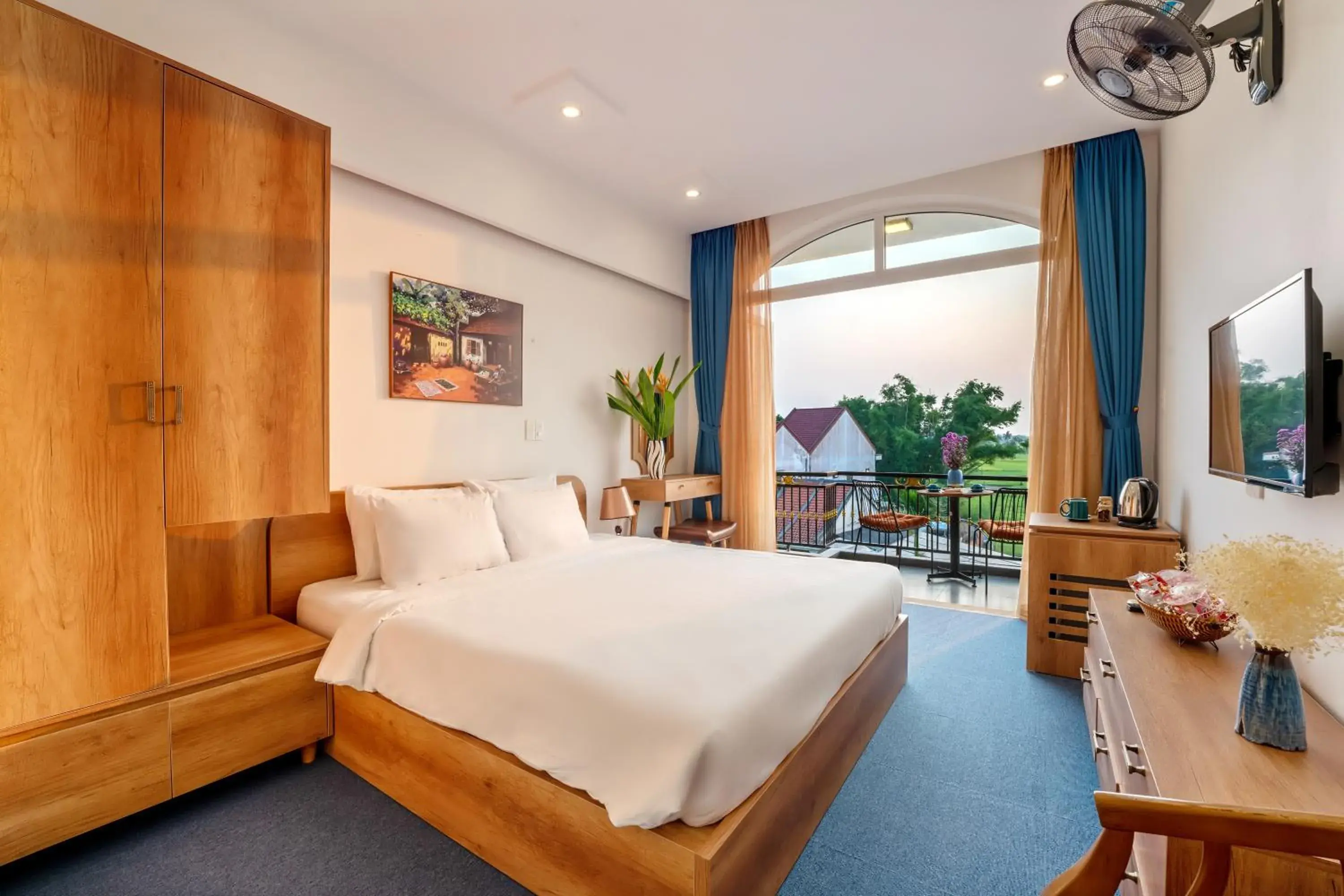 Bedroom, Bed in Sam Retreat Hoi An Villa - Peaceful Rice-Field Retreat, 10 Minutes to Hoi An Old Town Bedroom, Bed in Sam Retreat Hoi An Villa - Peaceful Rice-Field Retreat, 10 Minutes to Hoi An Old Town