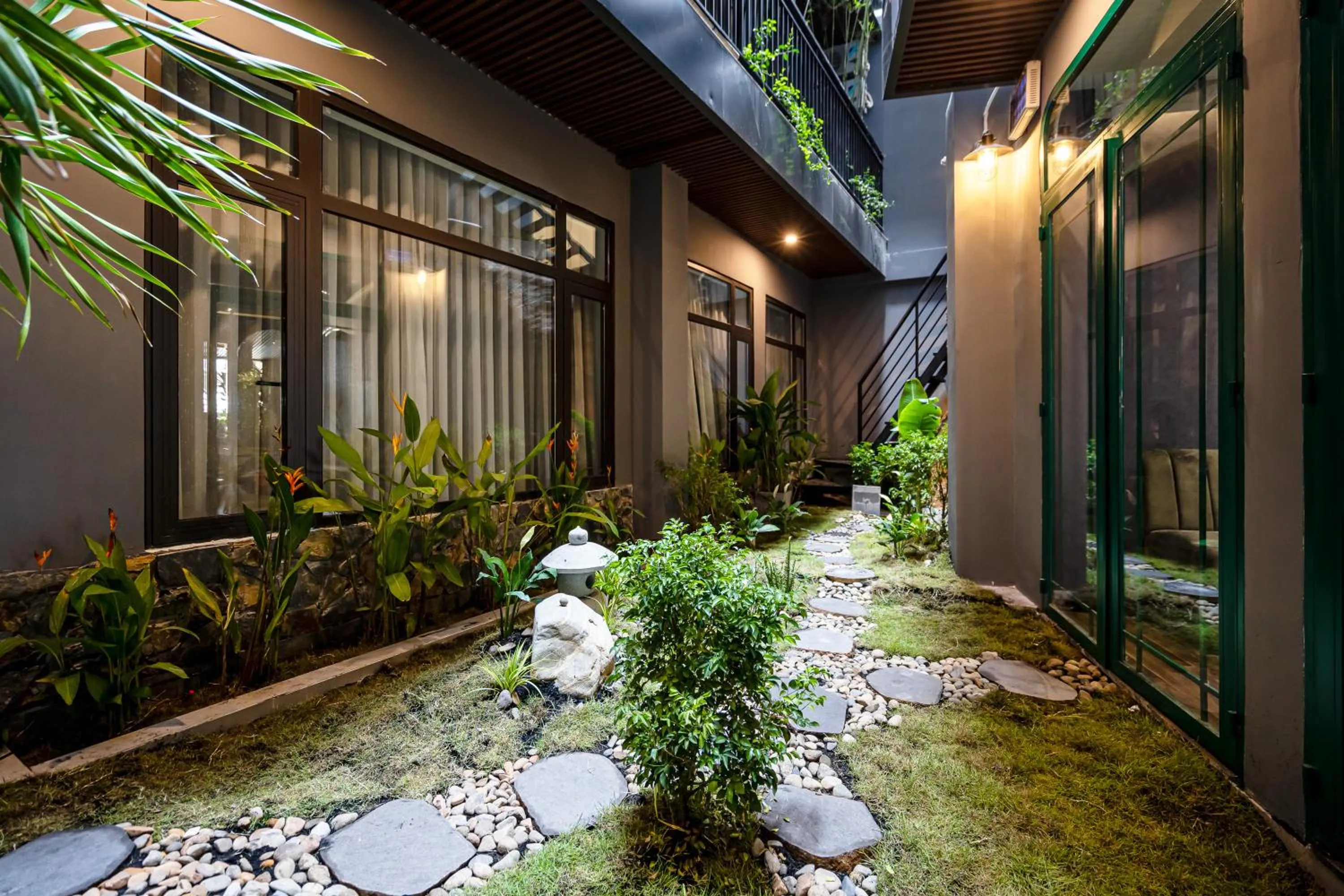 Property building in KunKin Garden Aparthotel