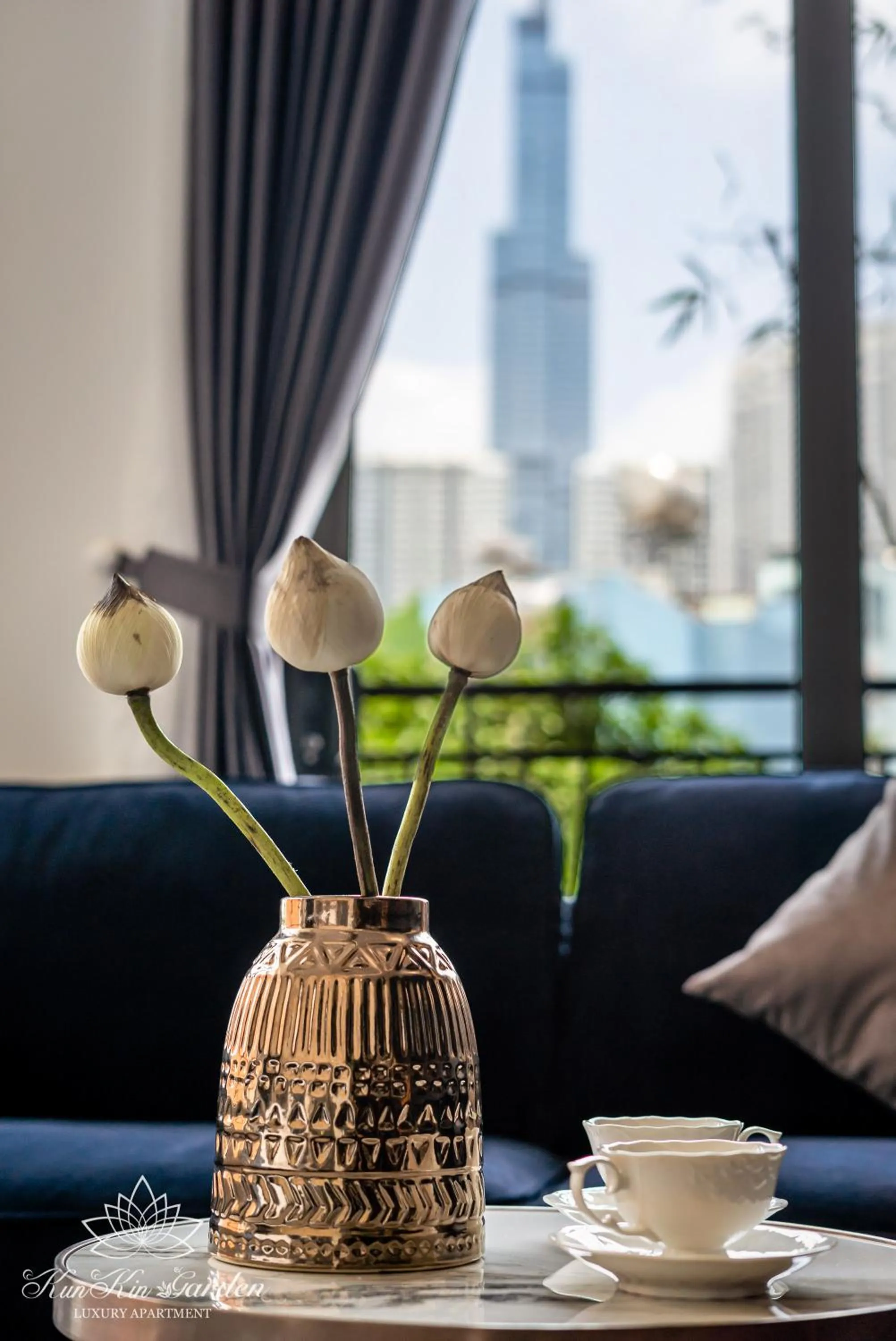 Decorative detail in KunKin Garden Aparthotel