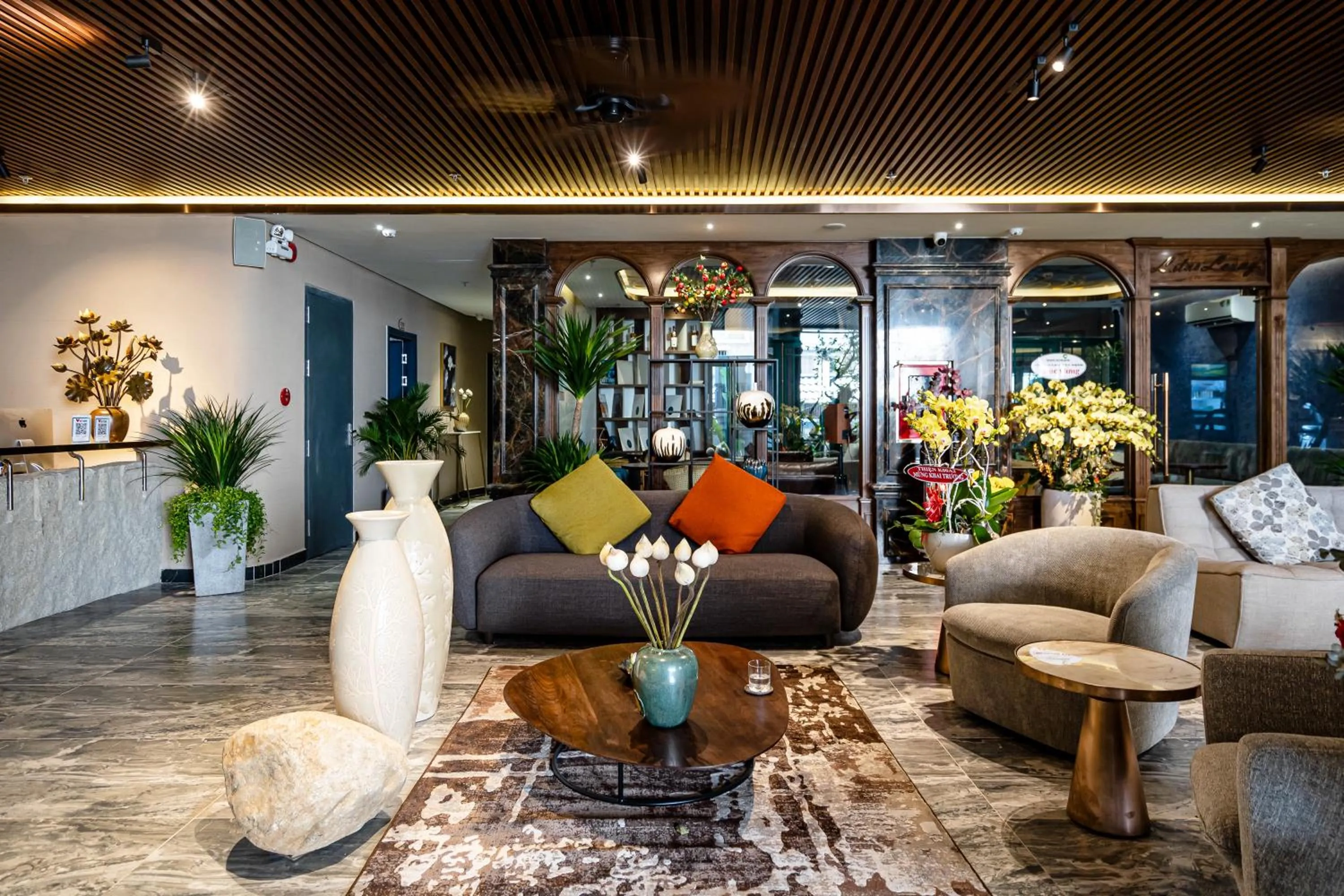 Living room in KunKin Garden Aparthotel