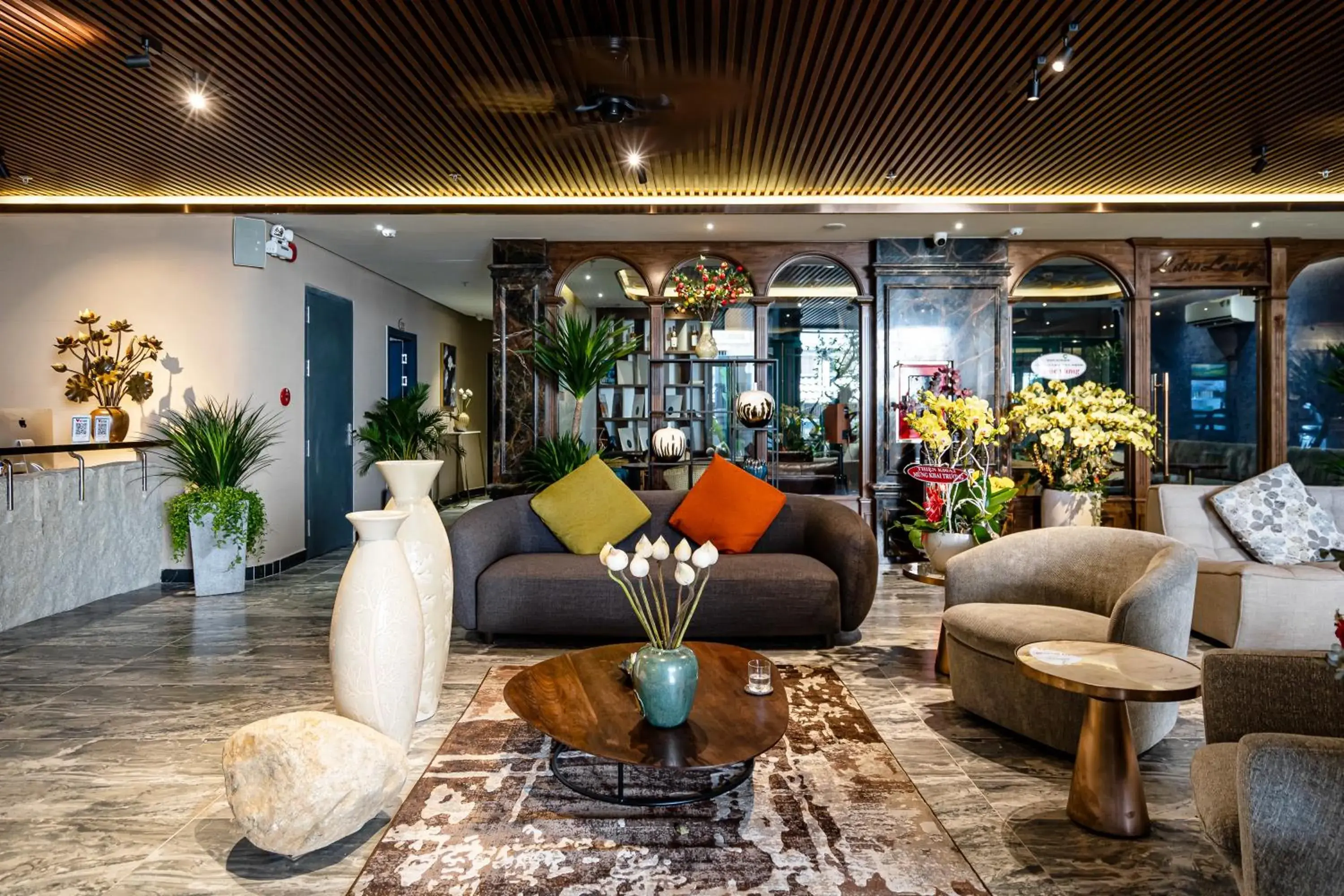 Living room in KunKin Garden Aparthotel Living room in KunKin Garden Aparthotel