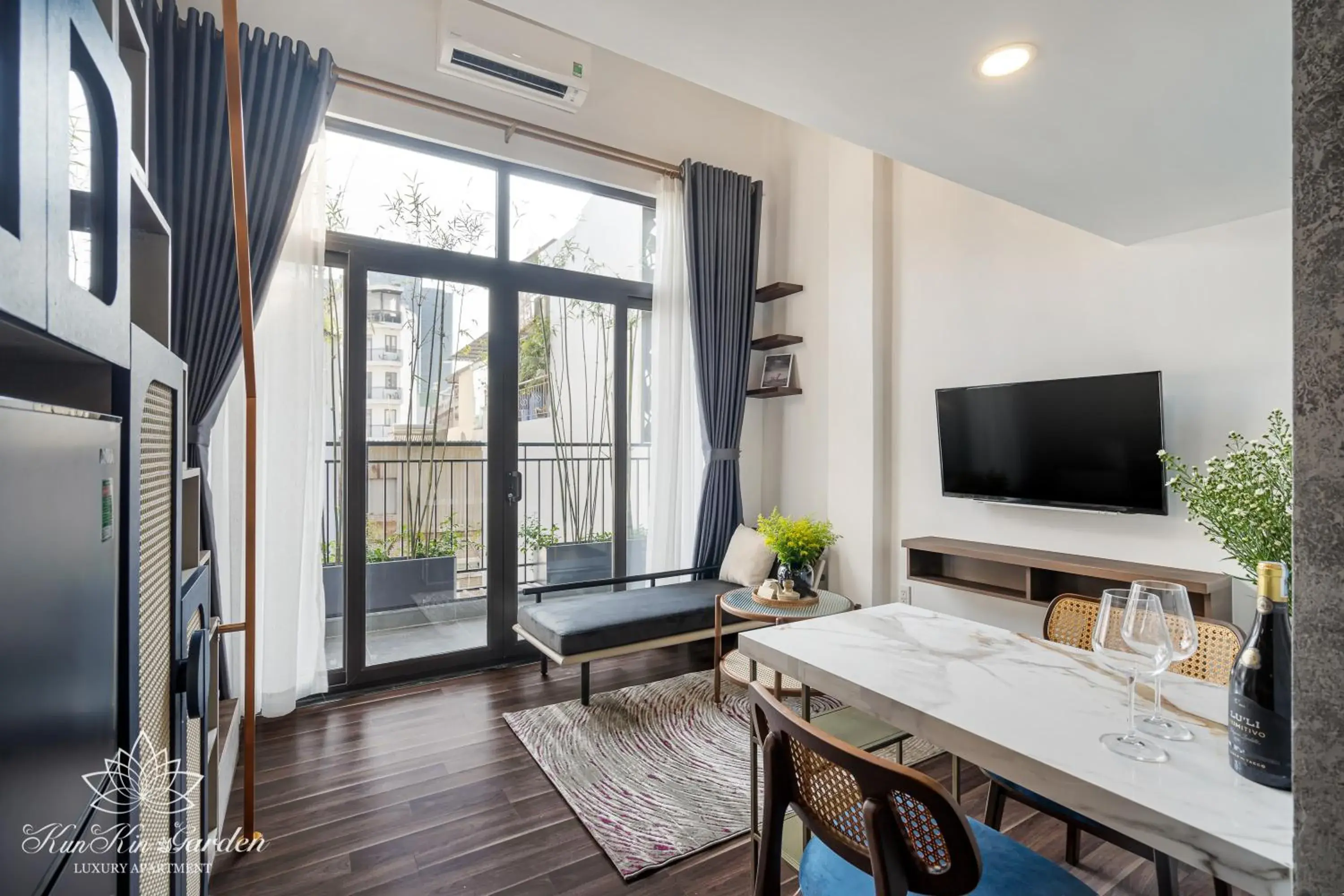 Bedroom in KunKin Garden Aparthotel Bedroom in KunKin Garden Aparthotel