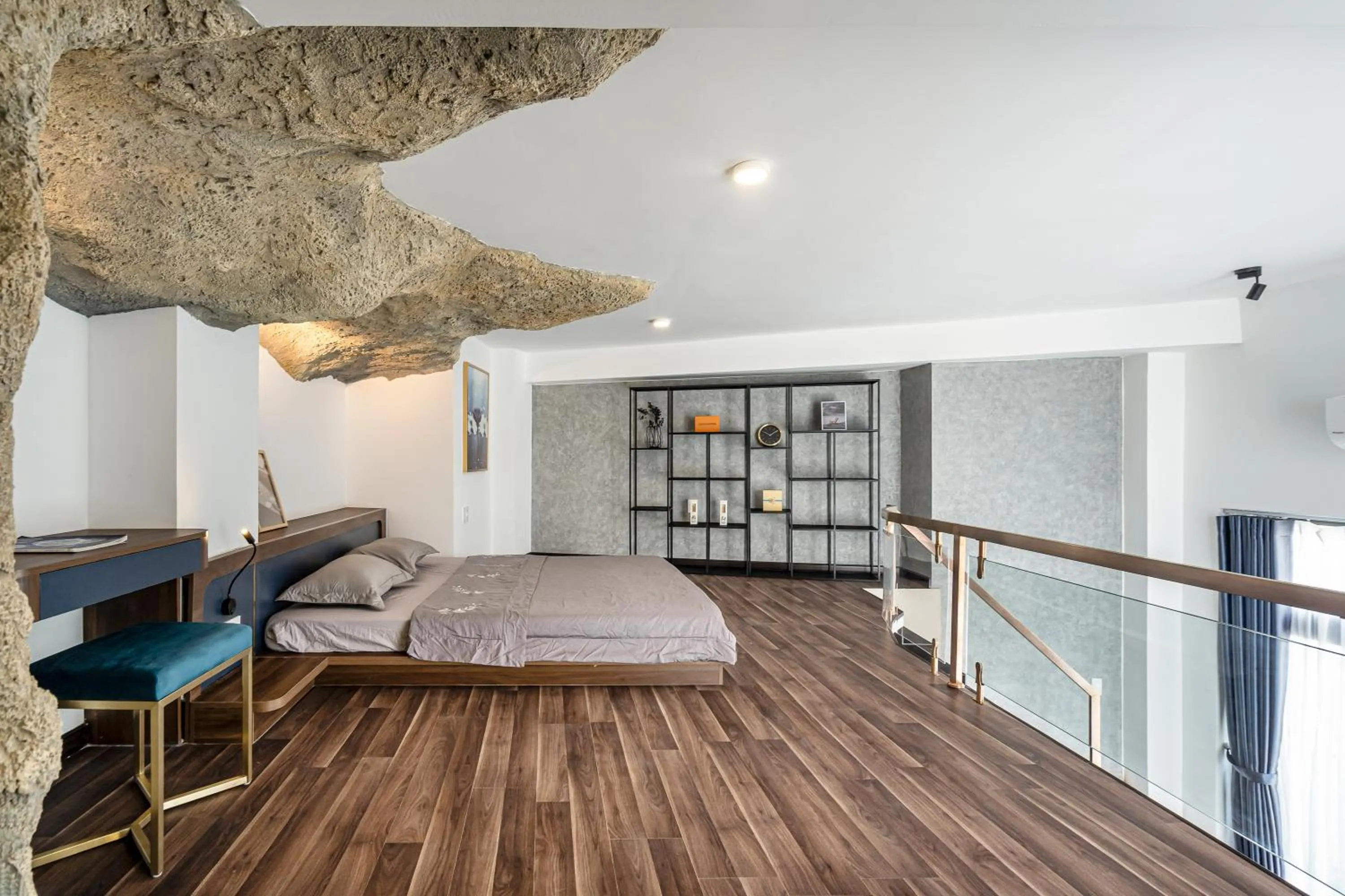 Bed in KunKin Garden Aparthotel