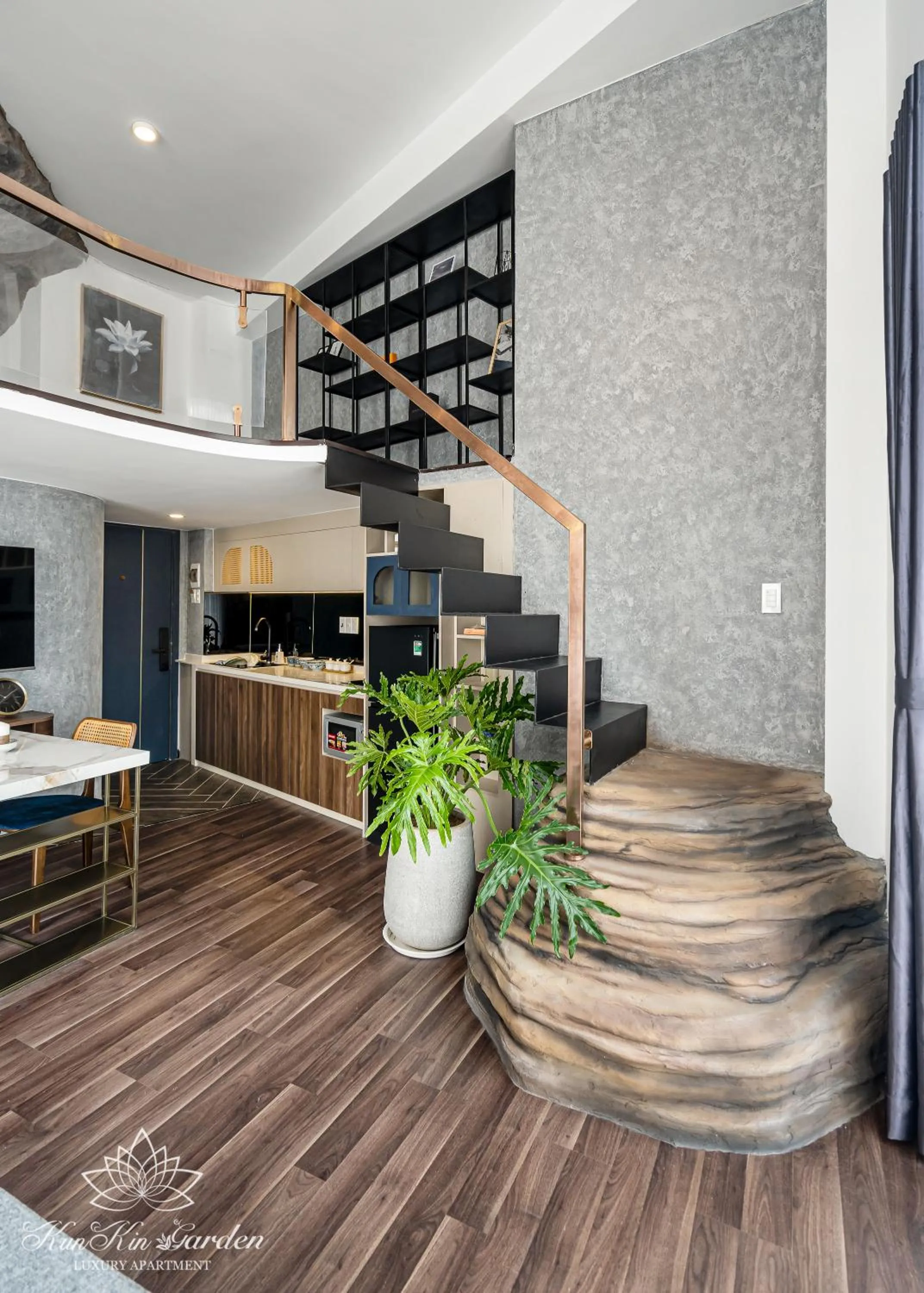 Bedroom in KunKin Garden Aparthotel