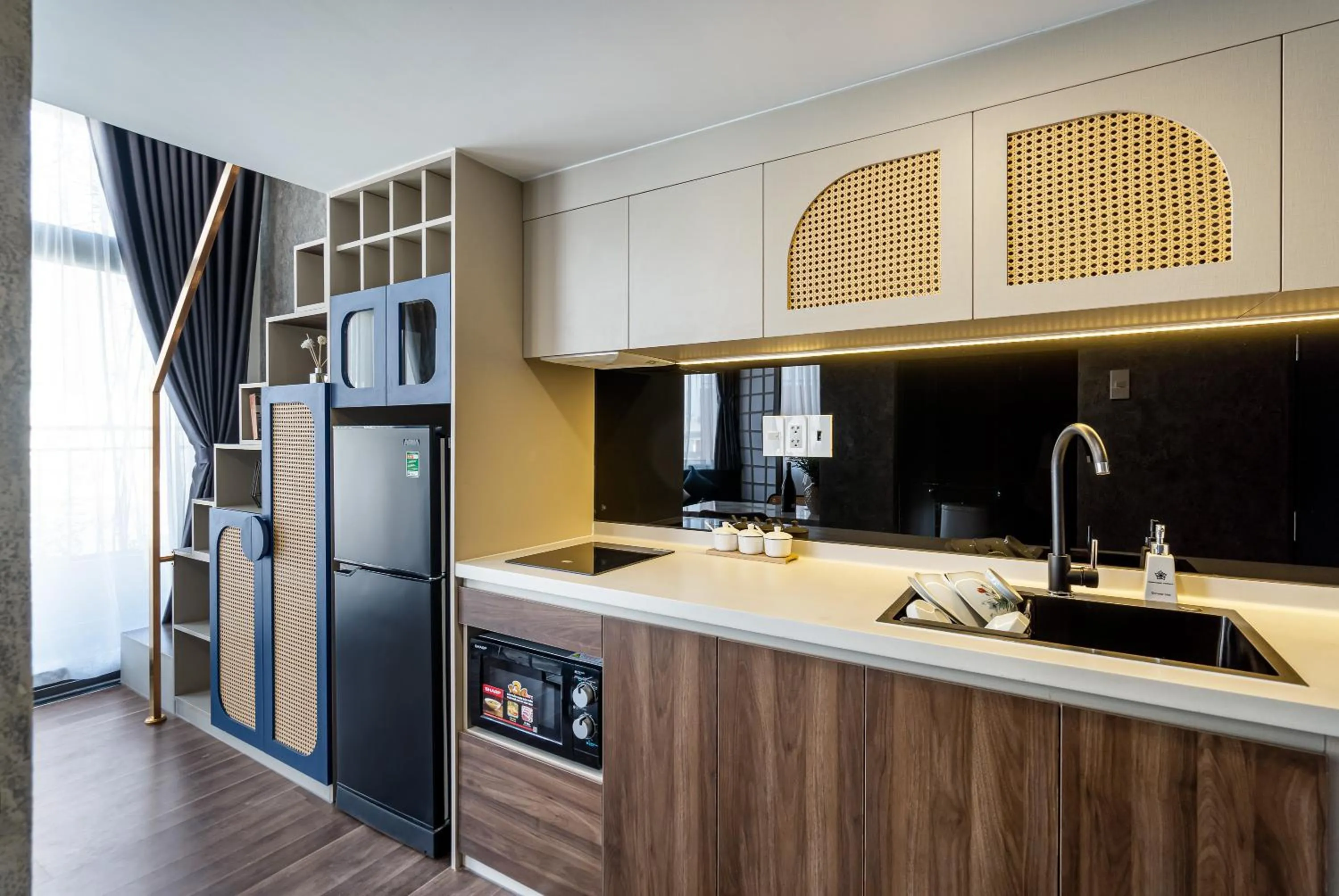 kitchen in KunKin Garden Aparthotel