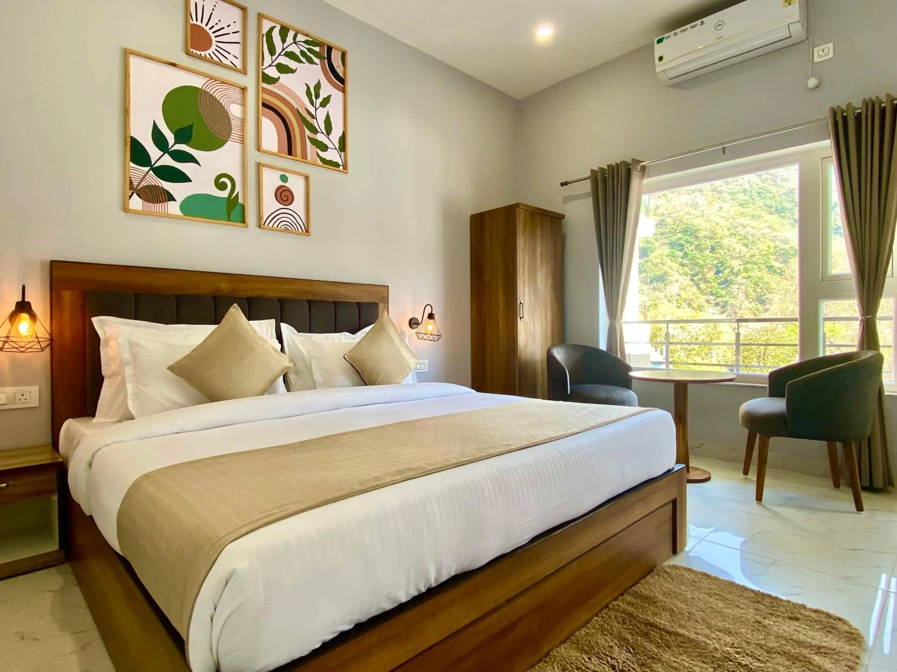 Bed in Hotel Wraveler Inn