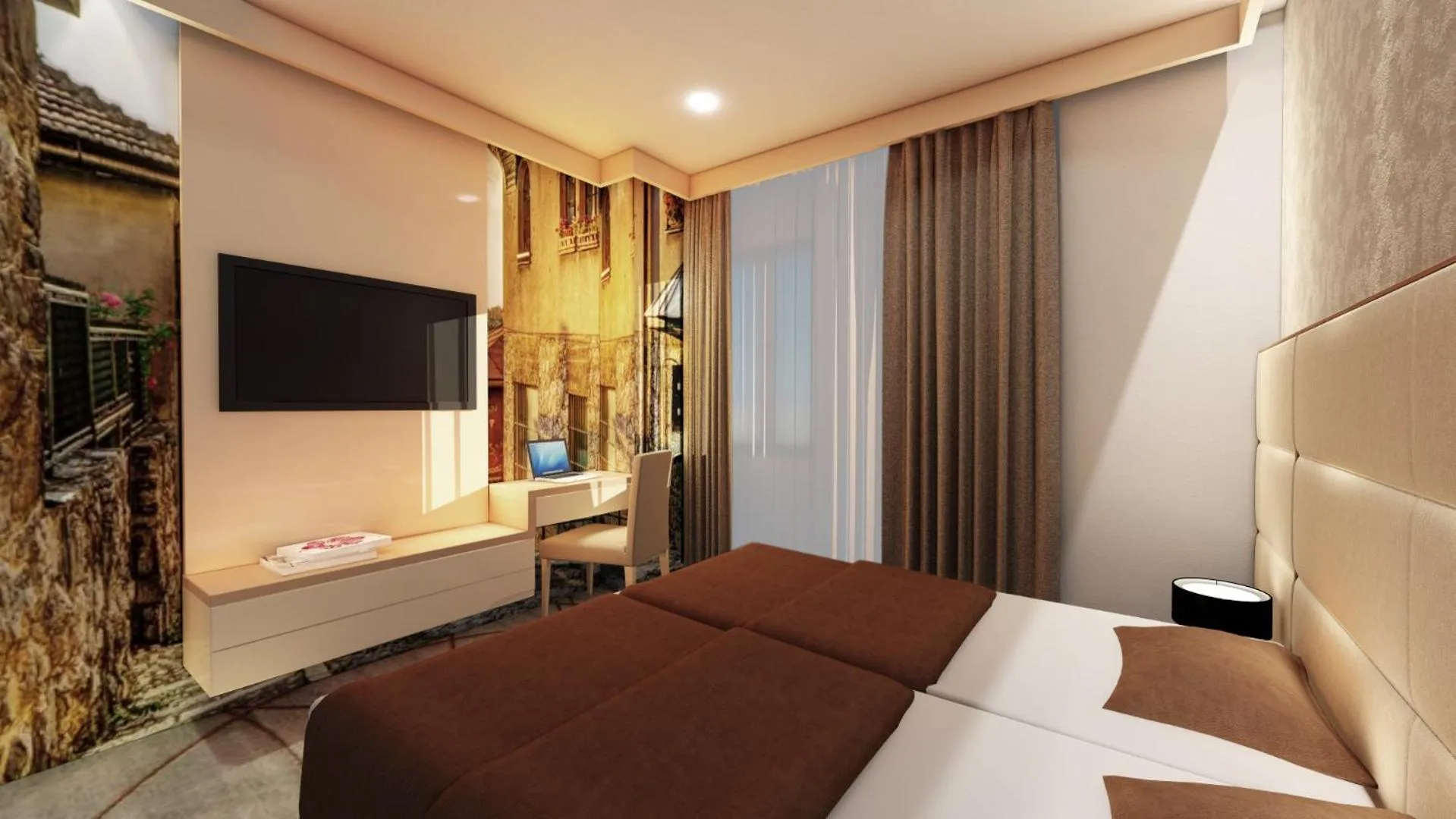 Bed in Old Town Hotel