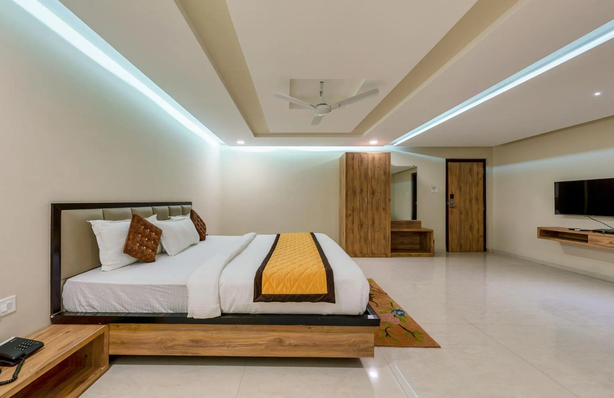 Bed in VOV Hotels Vijayapura Part Of Shubhashree Group