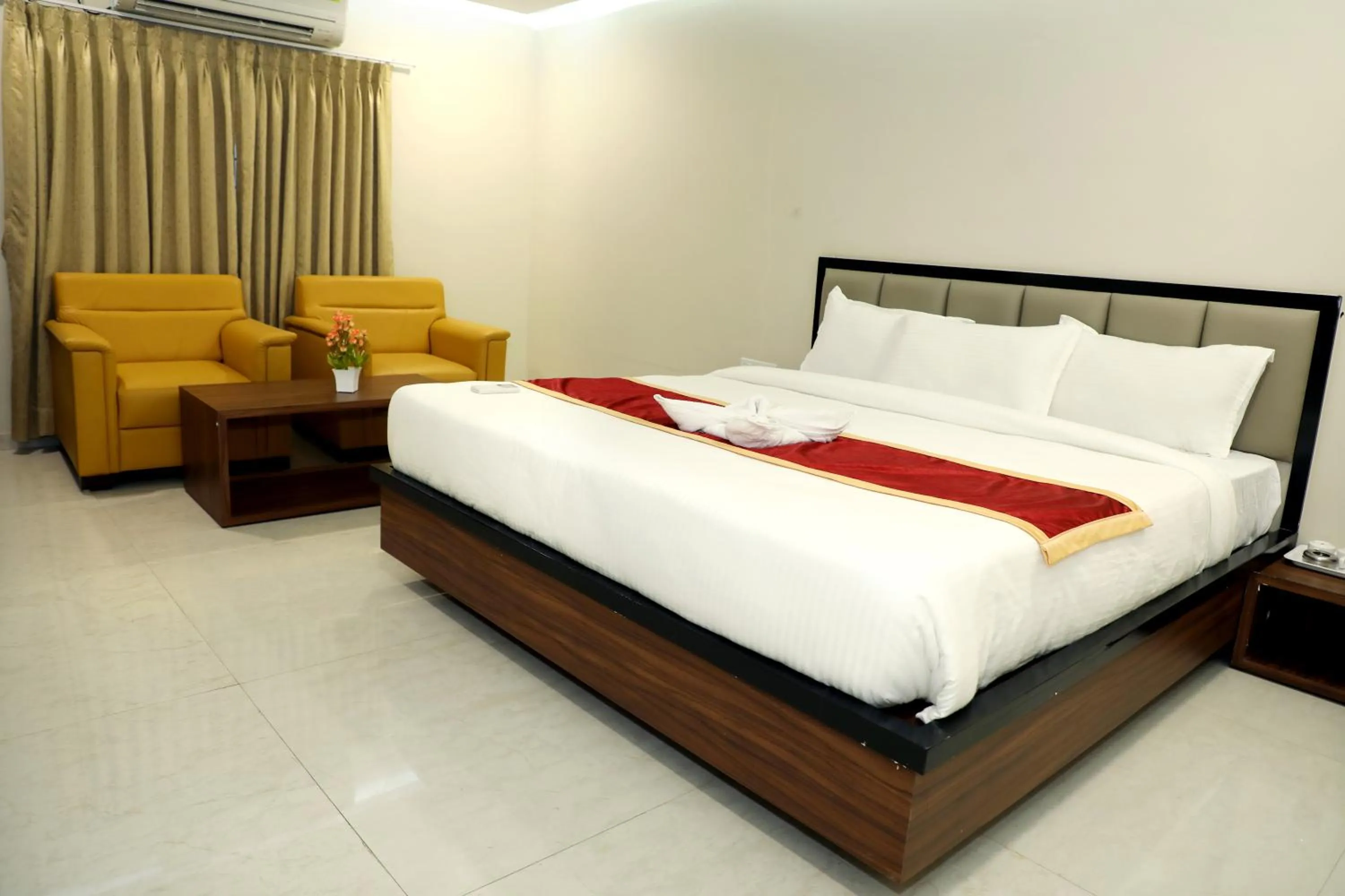 Bed in VOV Hotels Vijayapura Part Of Shubhashree Group