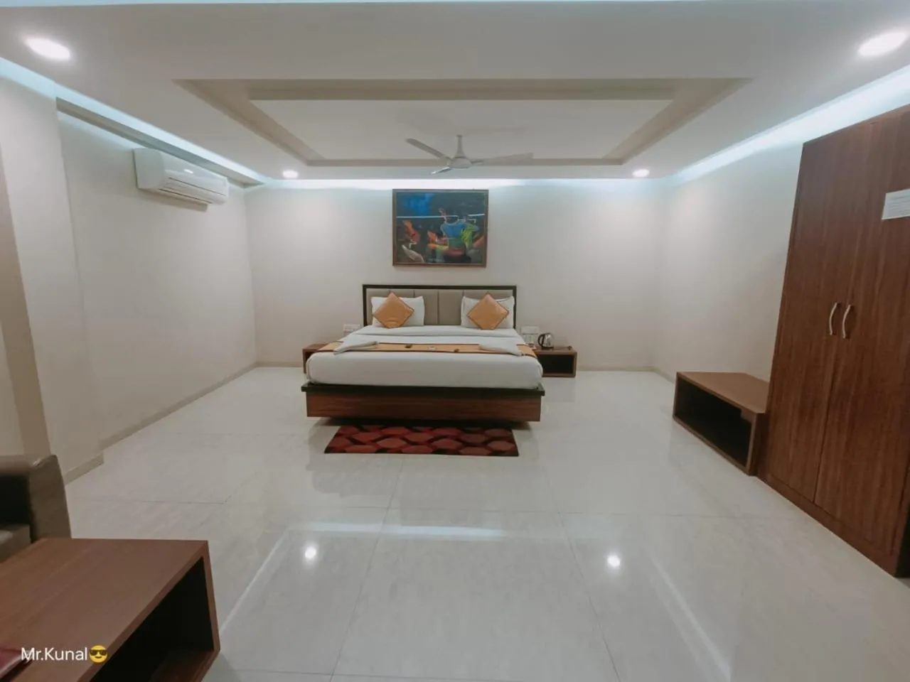 Bed in VOV Hotels Vijayapura Part Of Shubhashree Group