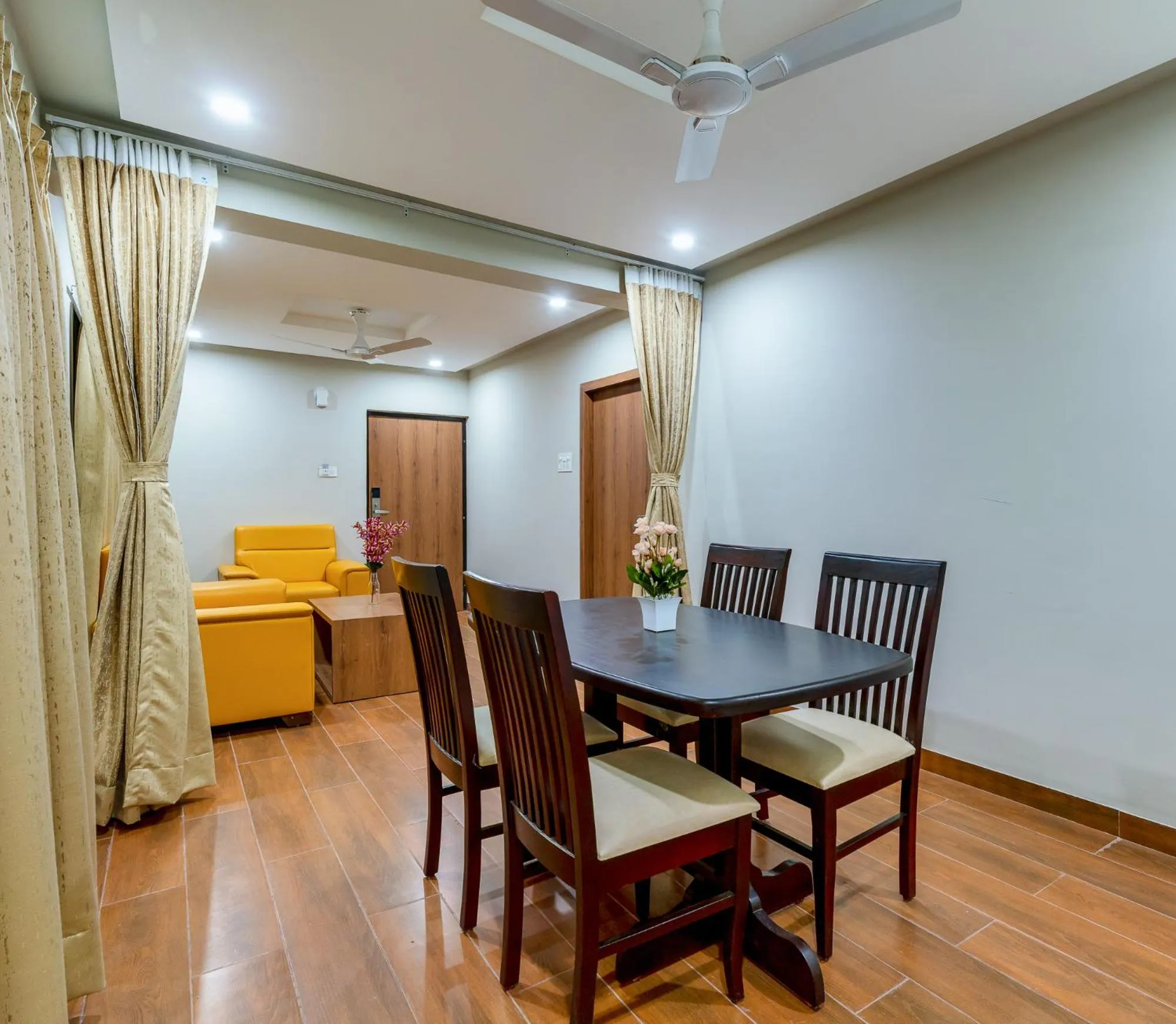 Living room in VOV Hotels Vijayapura Part Of Shubhashree Group