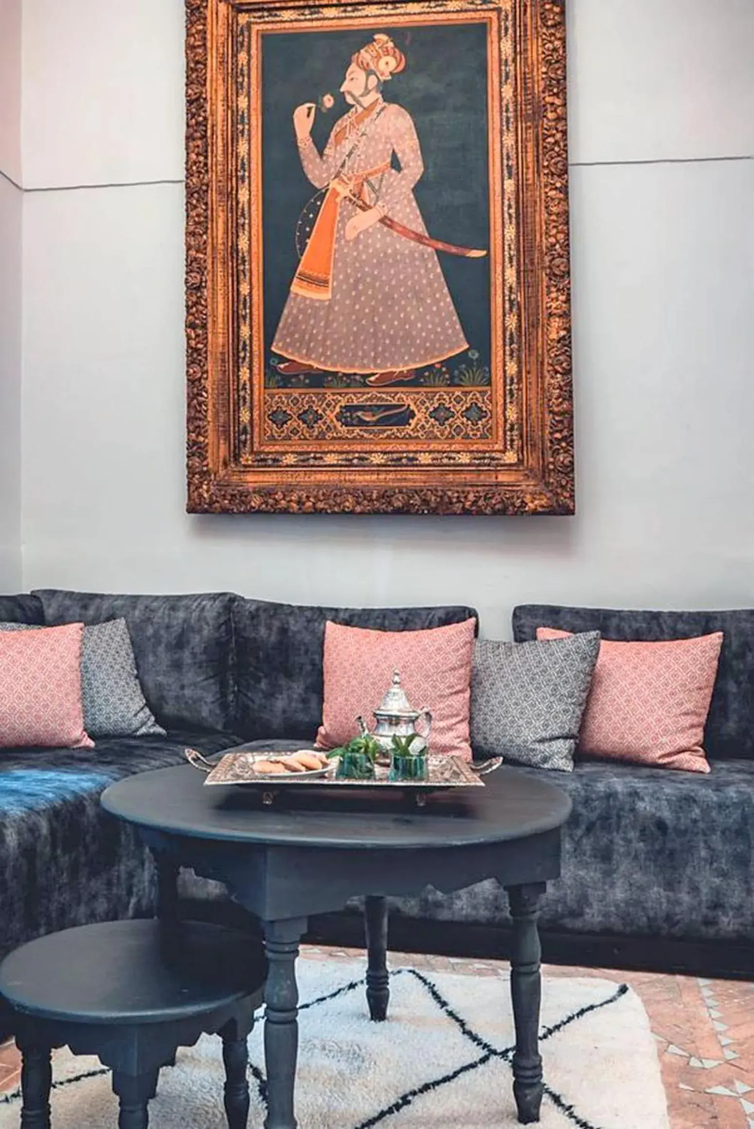 Living room in Ambre Epices Medina Riad Living room in Ambre Epices Medina Riad