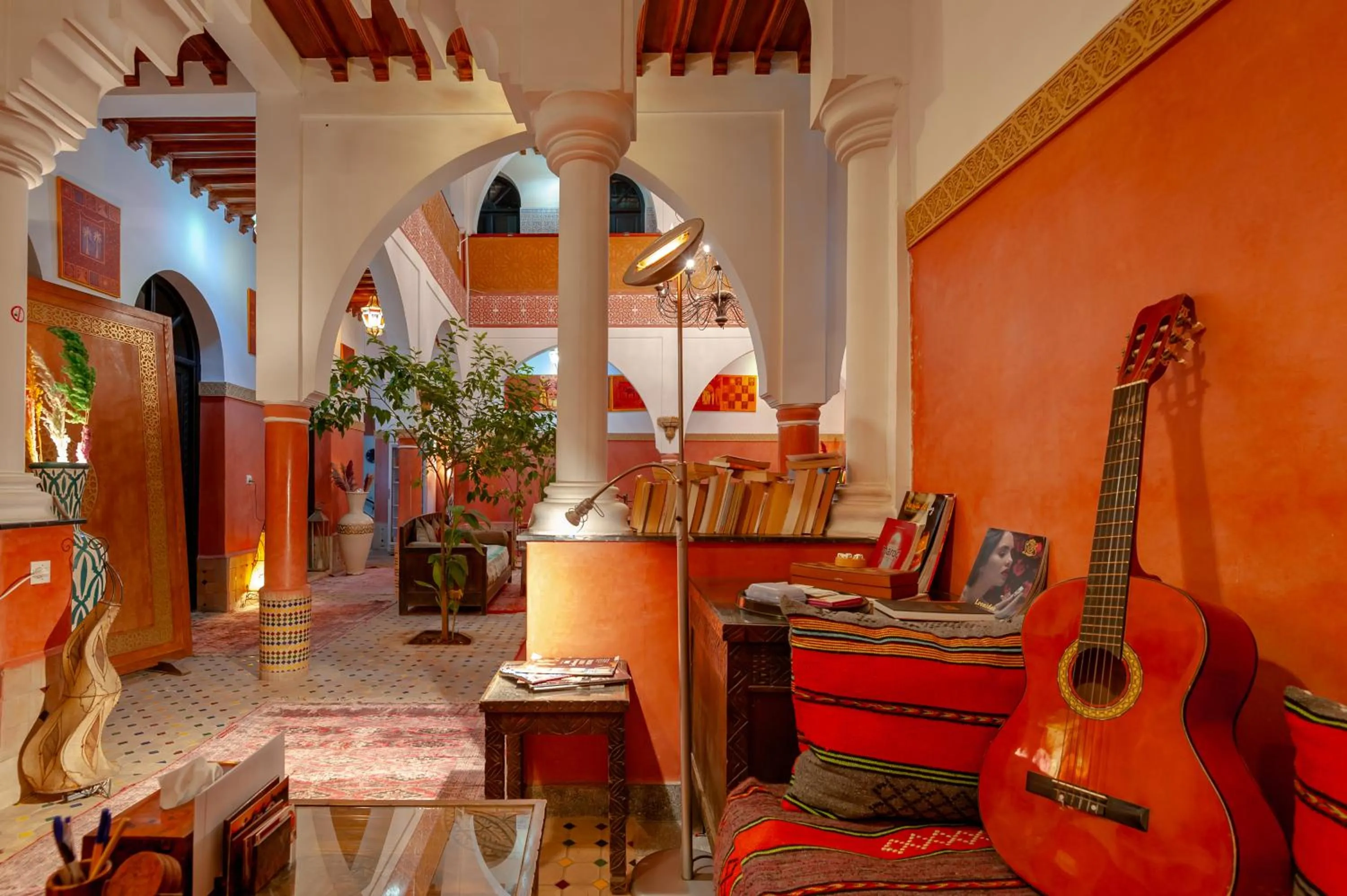 Seating area in Riad Losra