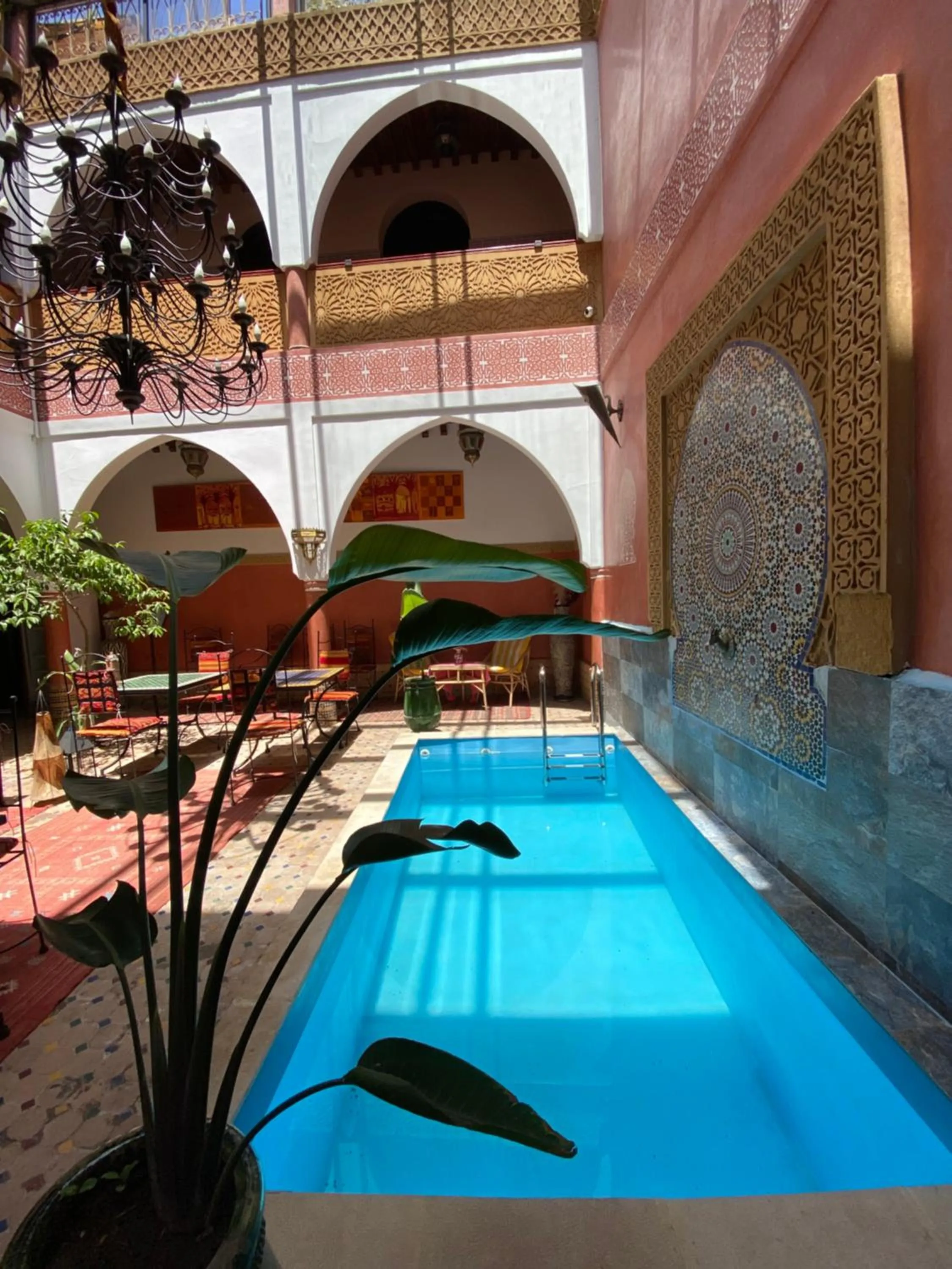 Pool view in Riad Losra