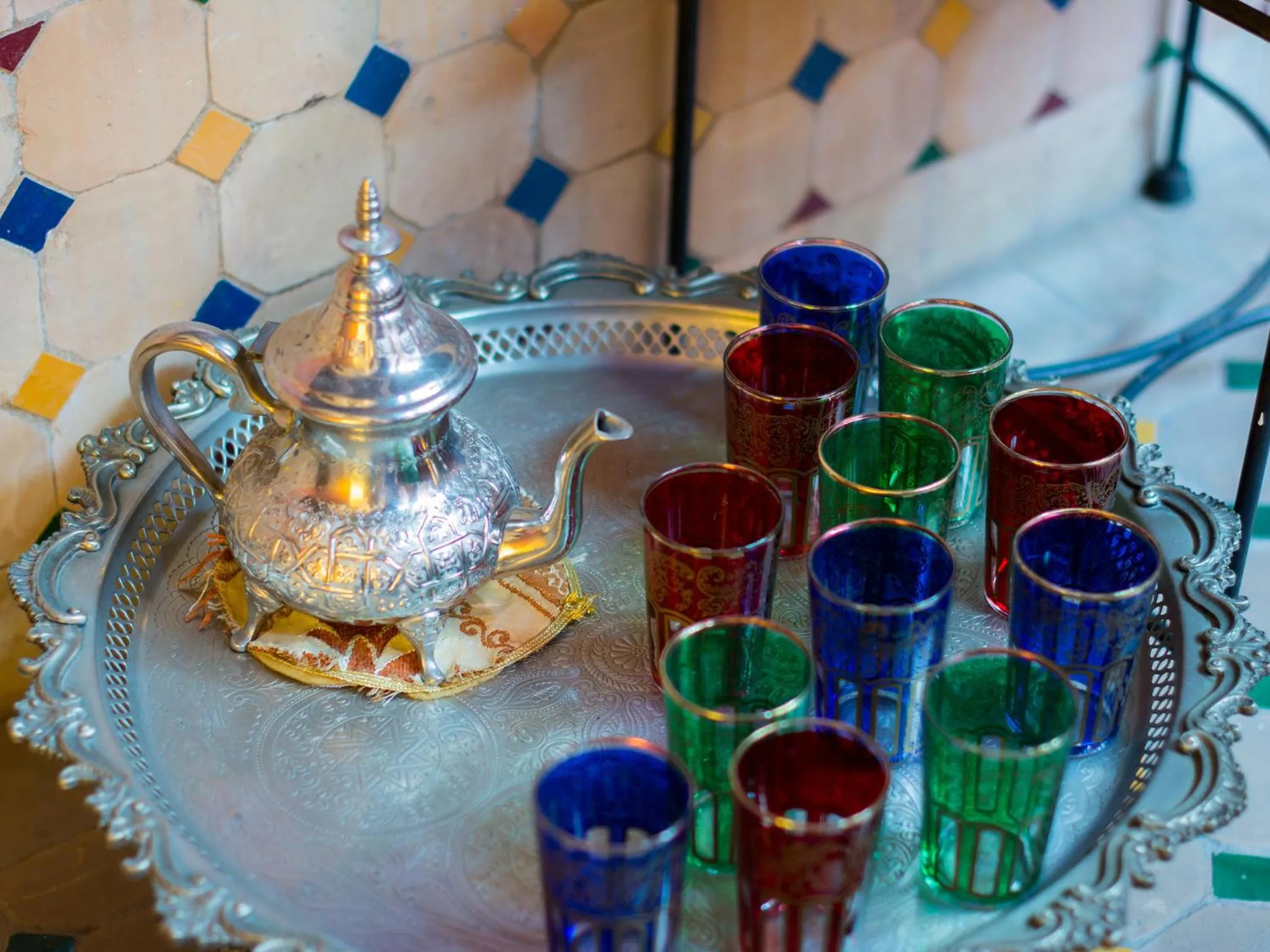 Decorative detail in Riad Losra