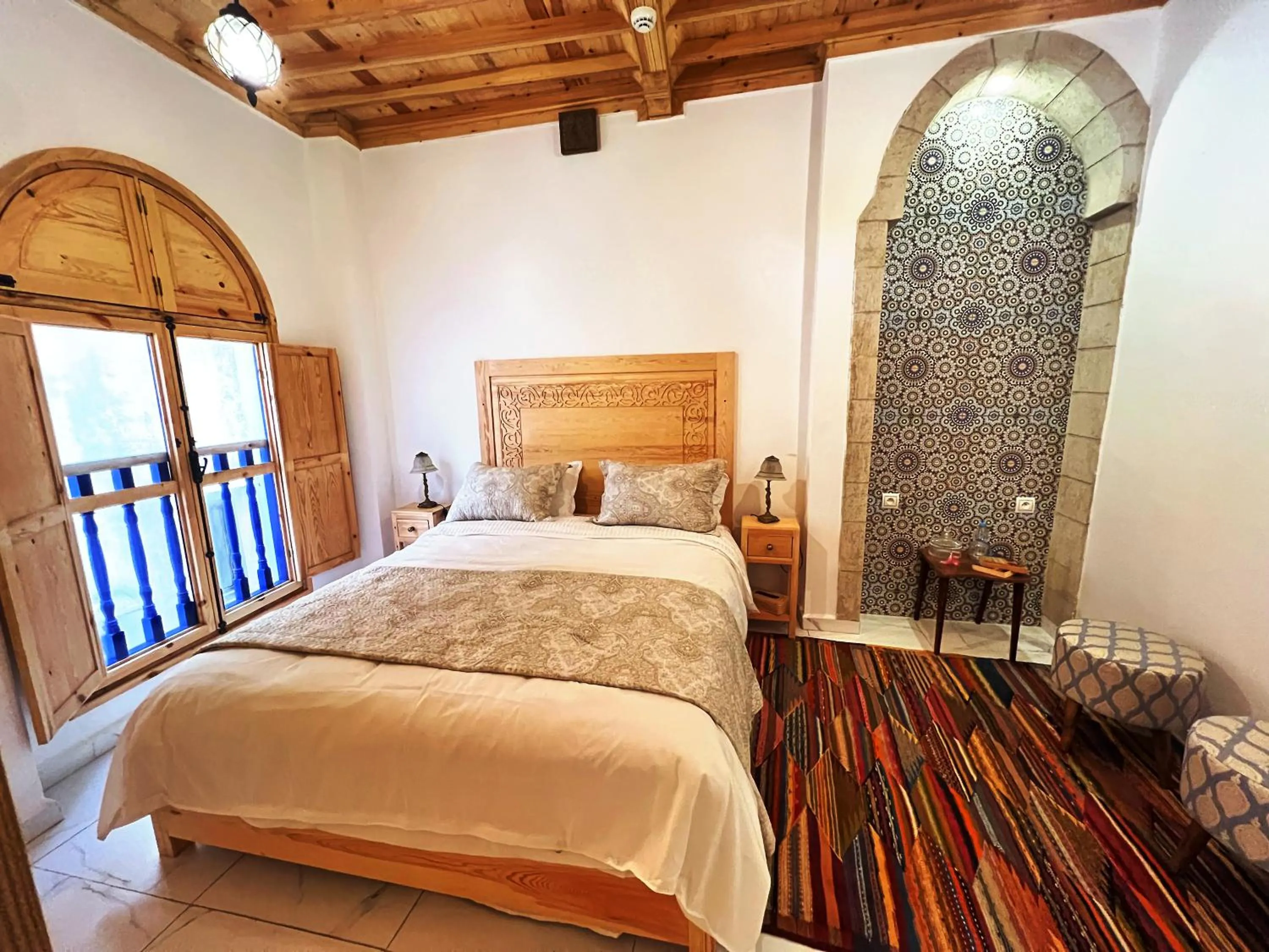 Bed in Riad Al Manara