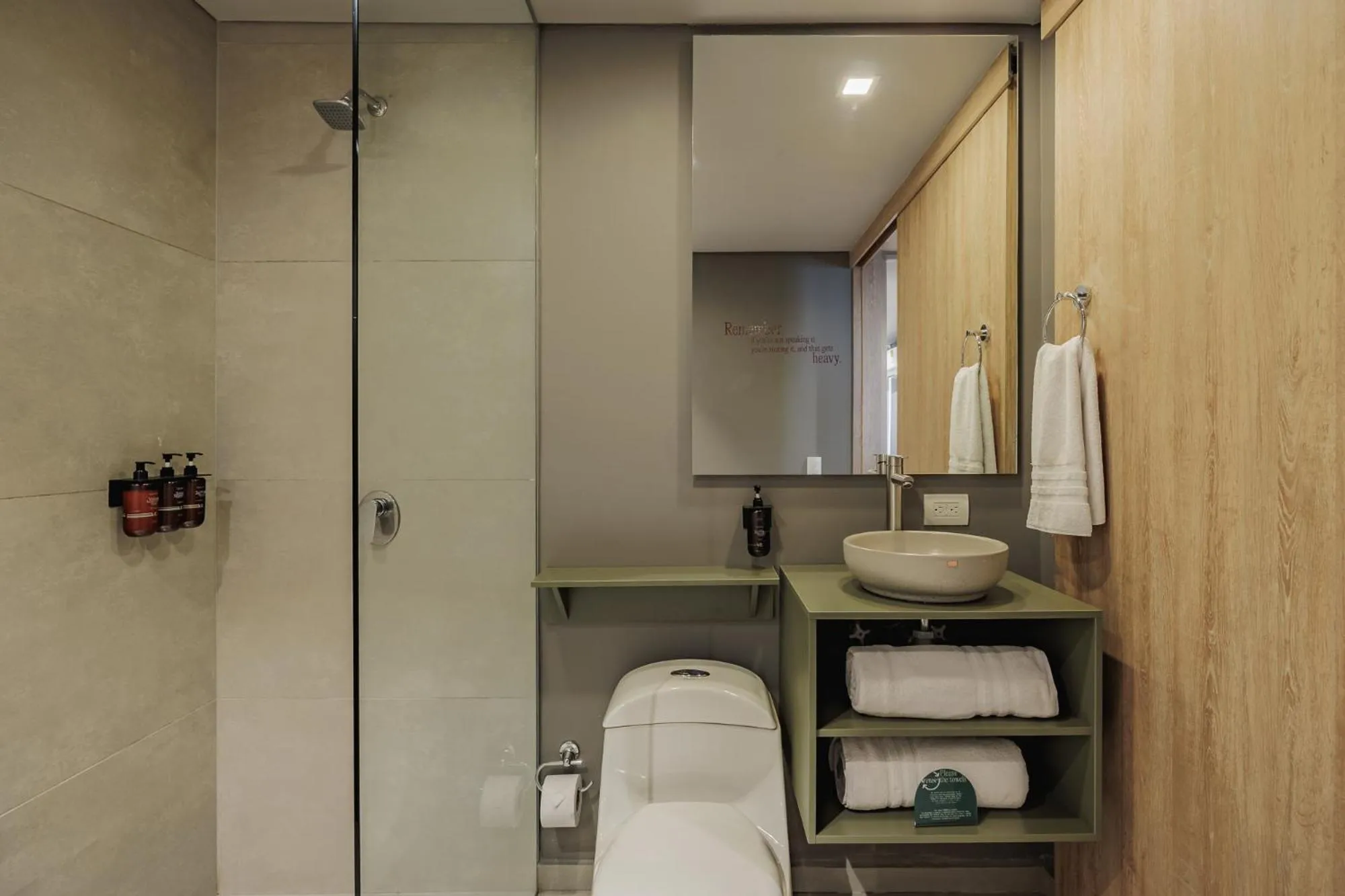 Bathroom in Versus Hotel