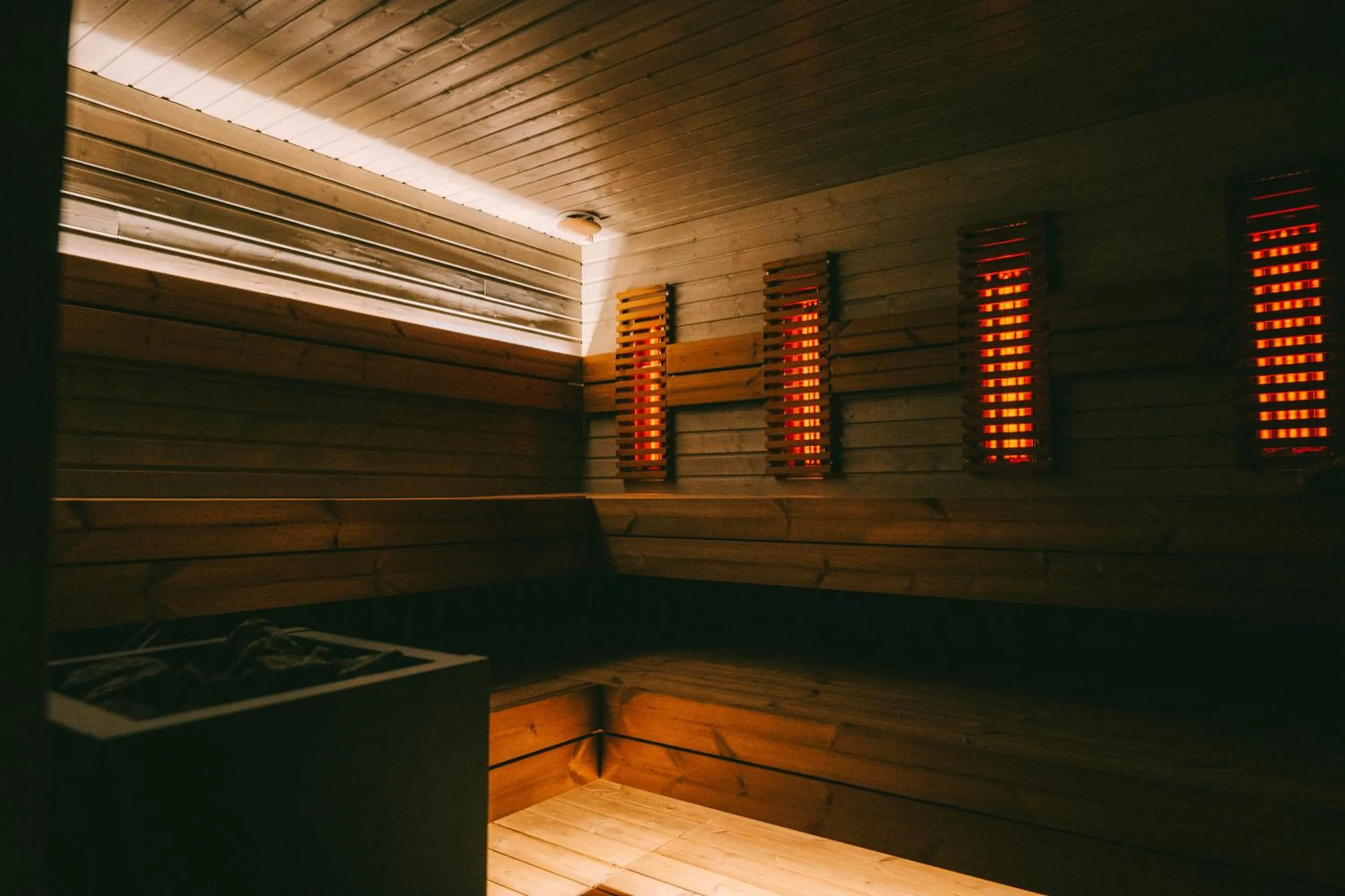 Sauna in Versus Hotel