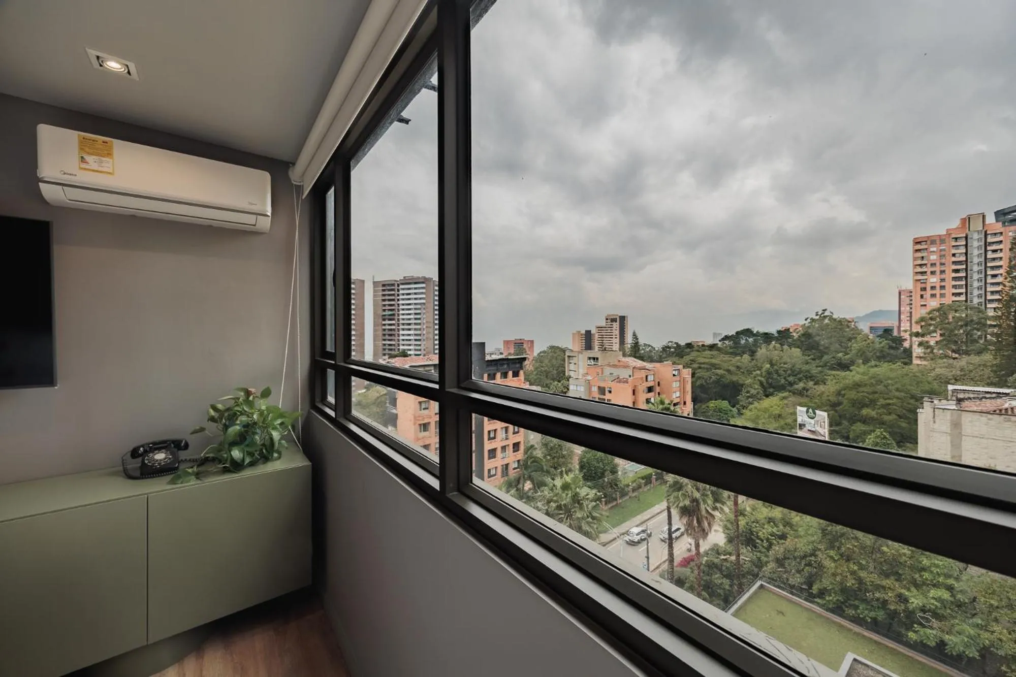 City view in Versus Hotel