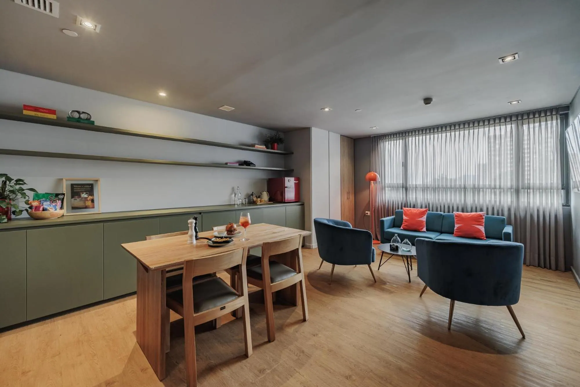 Living room in Versus Hotel