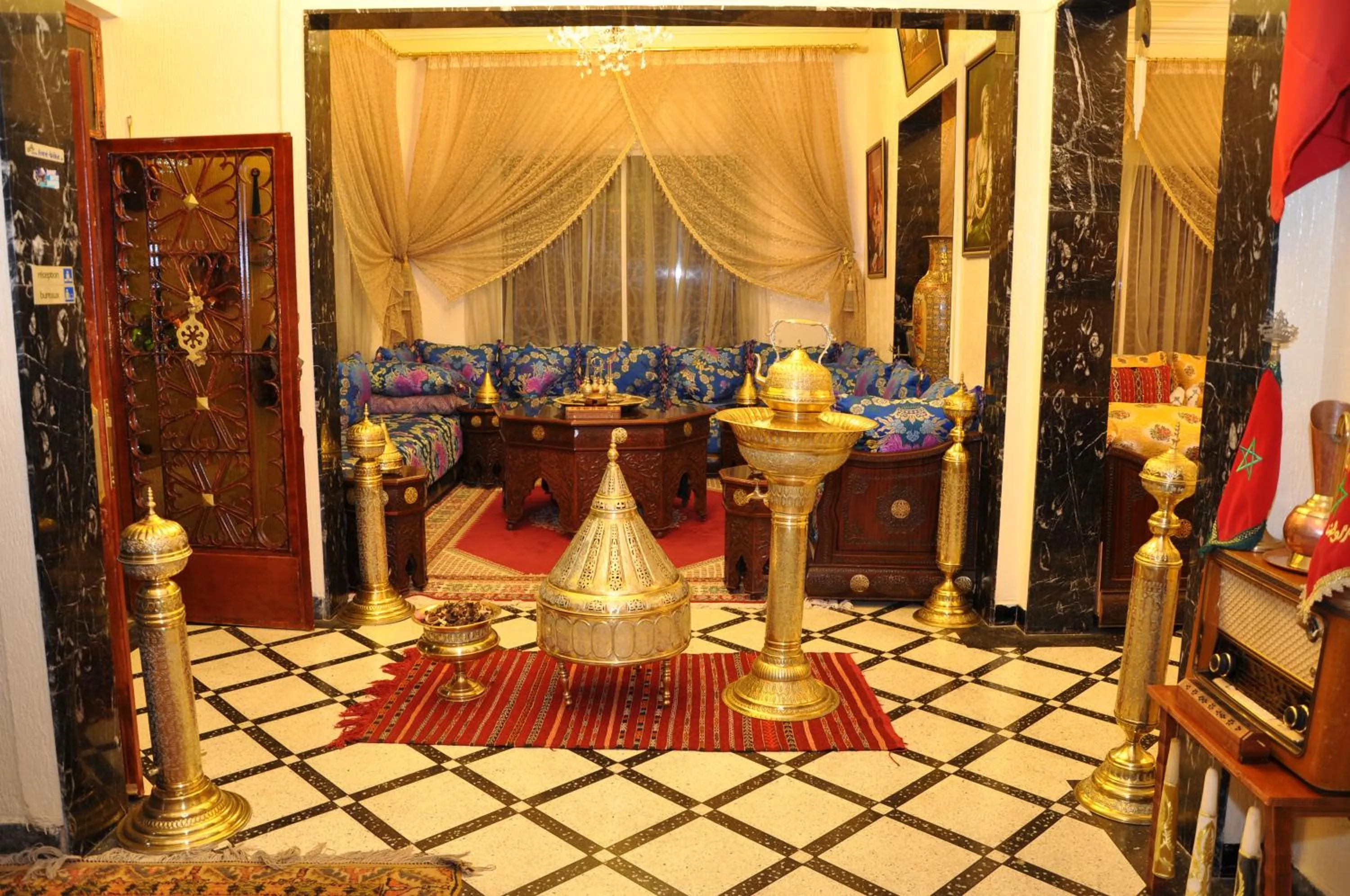 Decorative detail in Dar Aliane