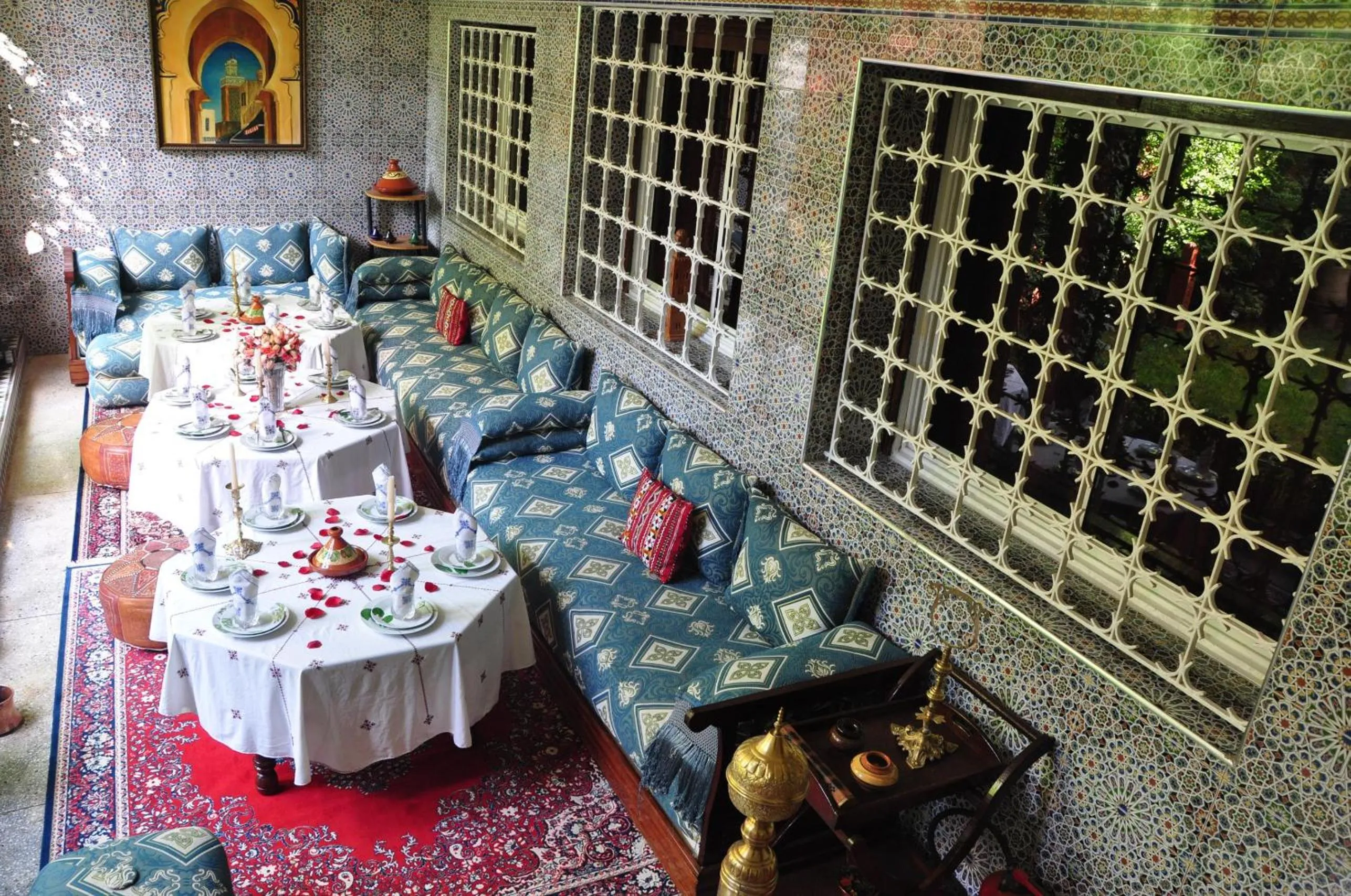 Decorative detail in Dar Aliane