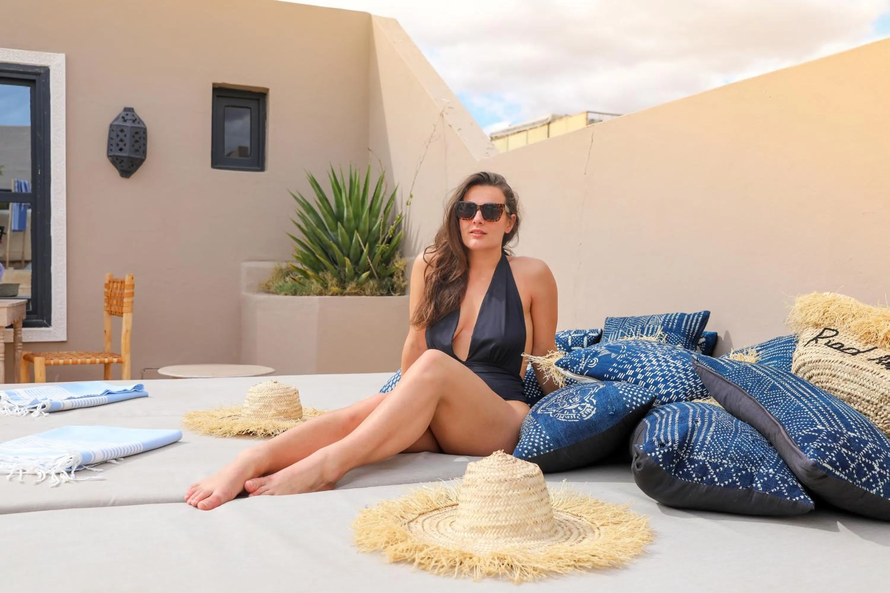 Balcony/Terrace in Riad Anyssates