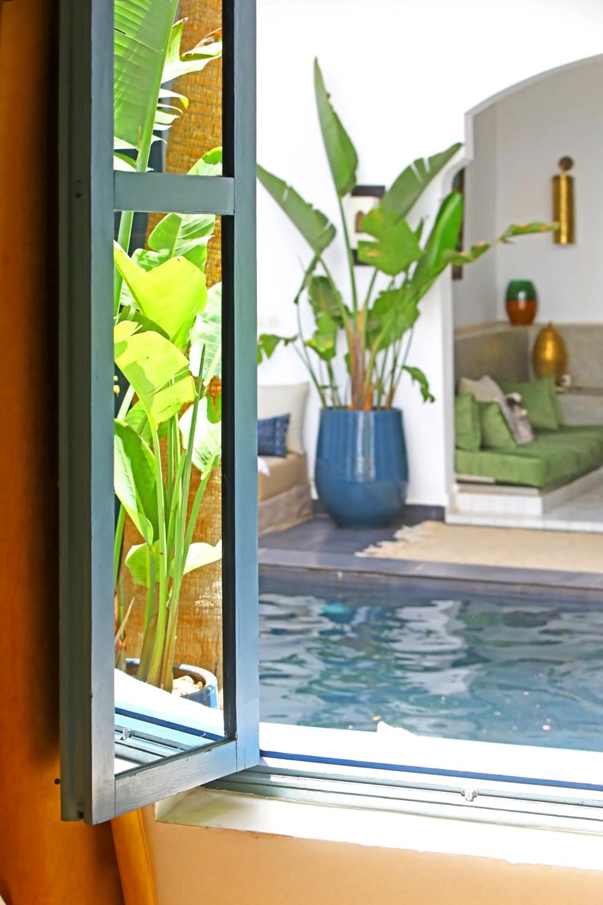 Garden view in Riad Anyssates