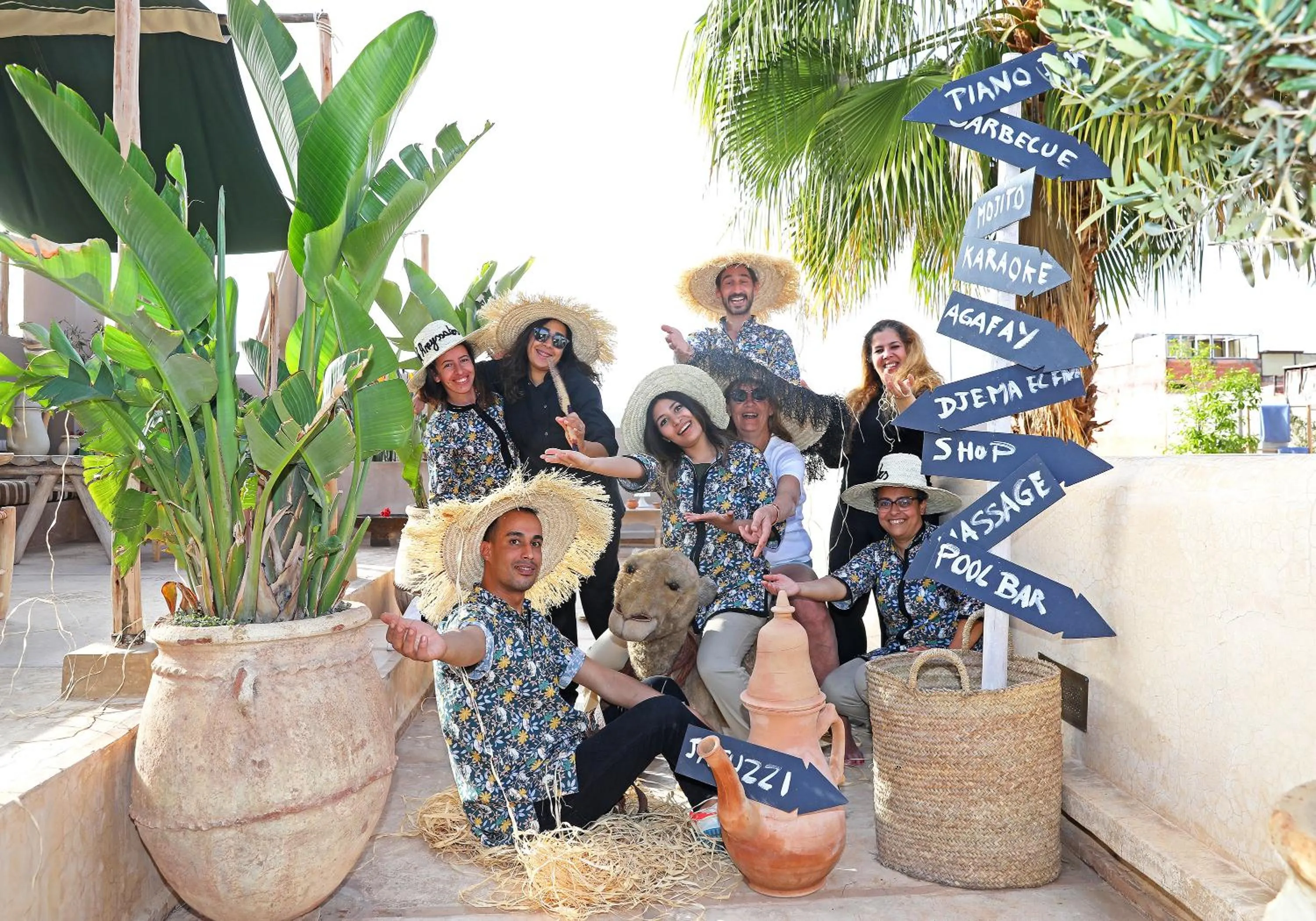 Patio in Riad Anyssates