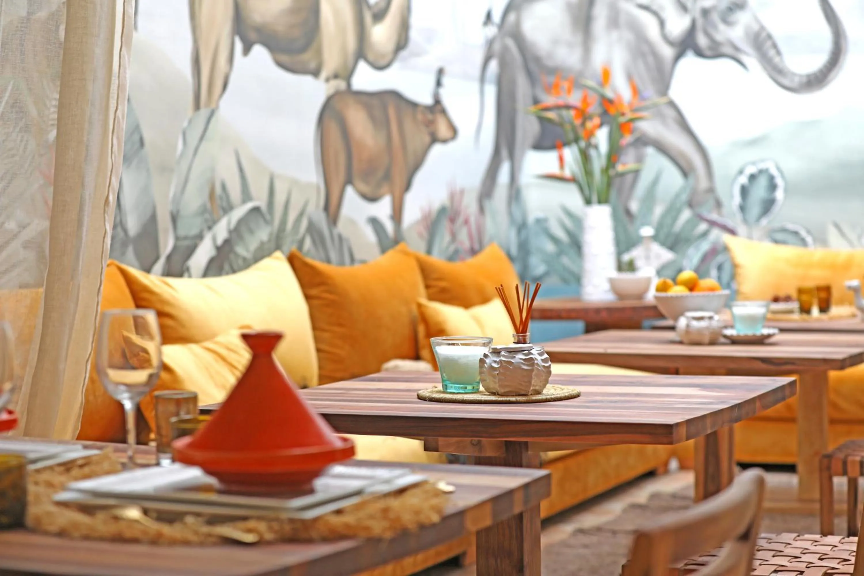 Patio in Riad Anyssates