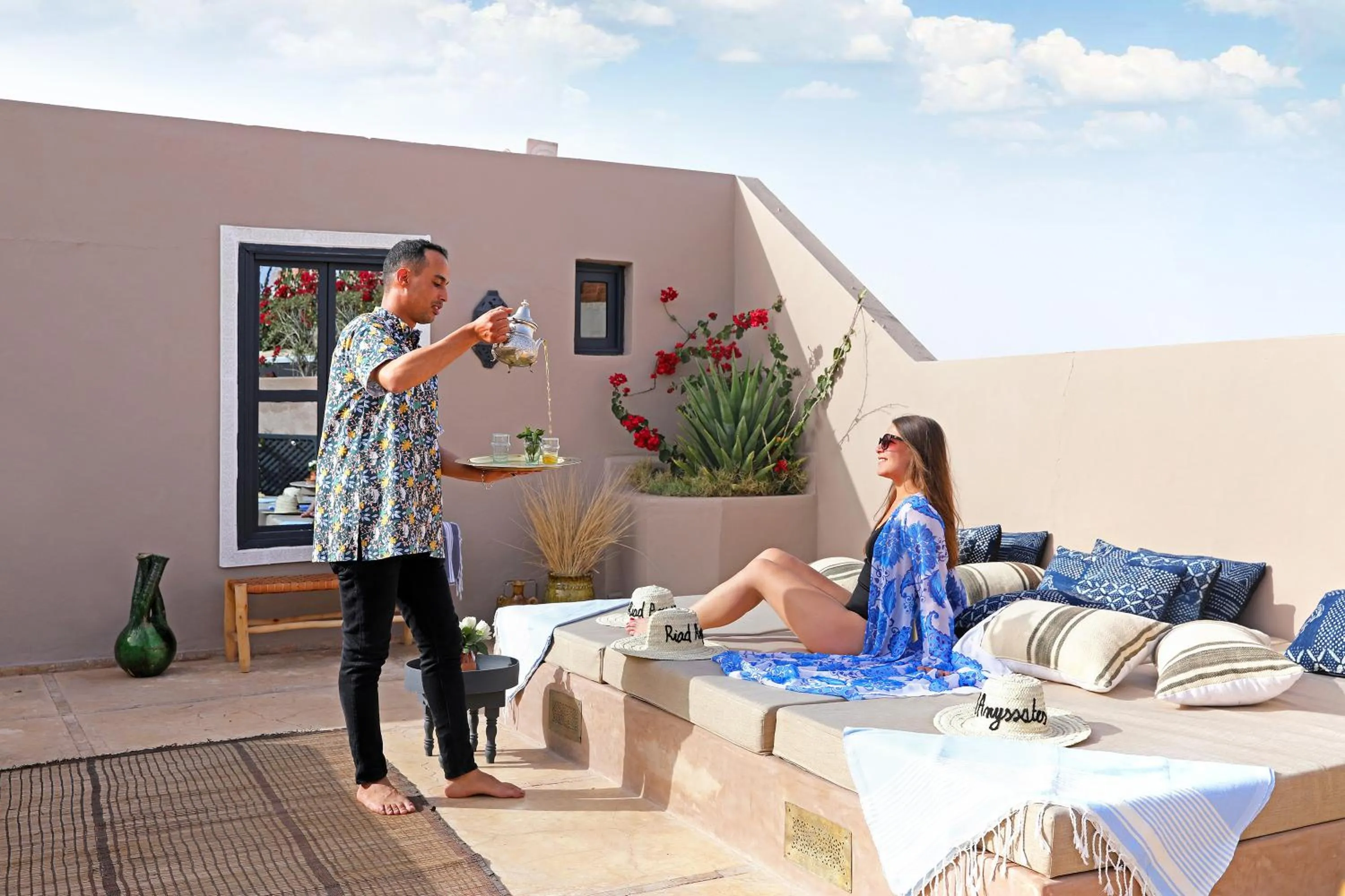 Patio in Riad Anyssates