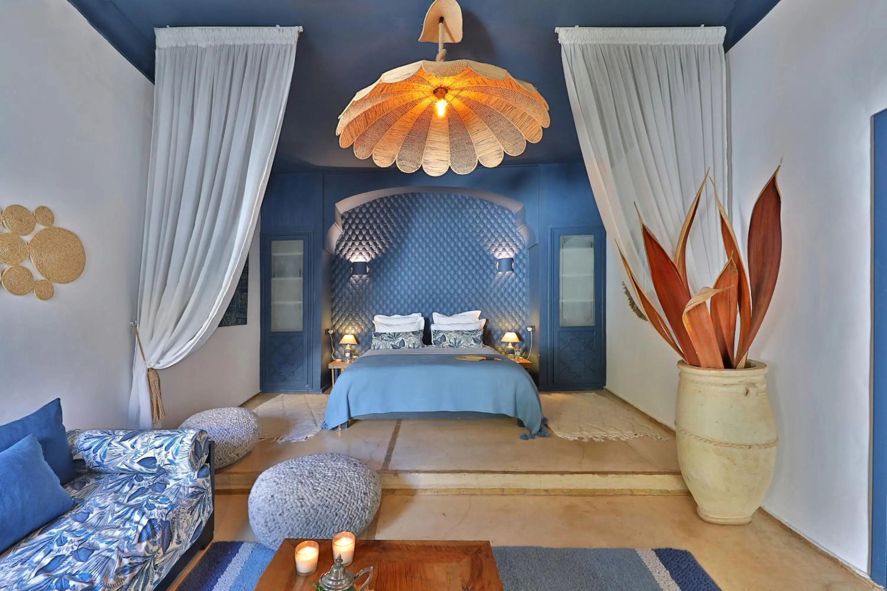 Bed in Riad Anyssates