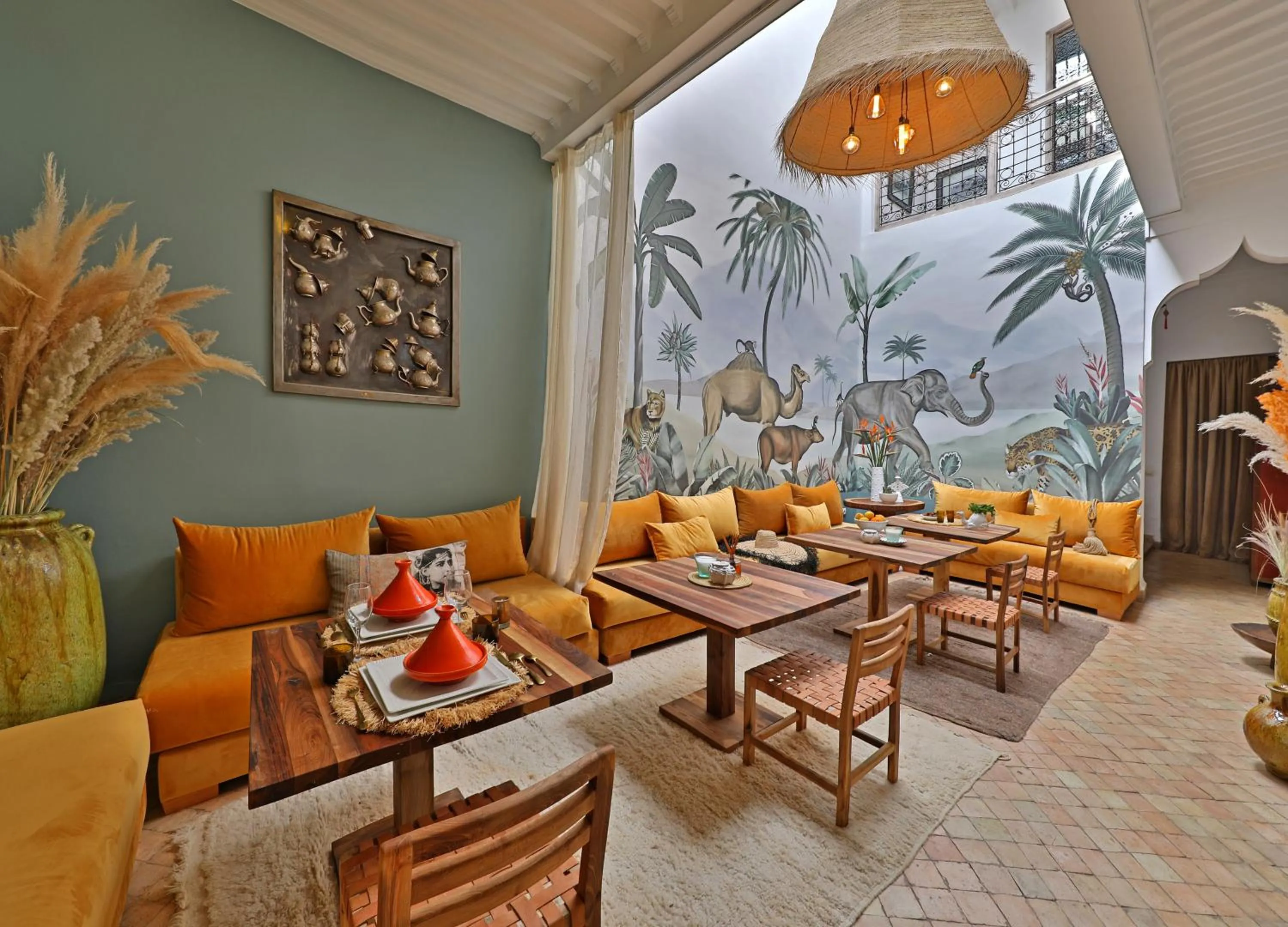 Patio in Riad Anyssates