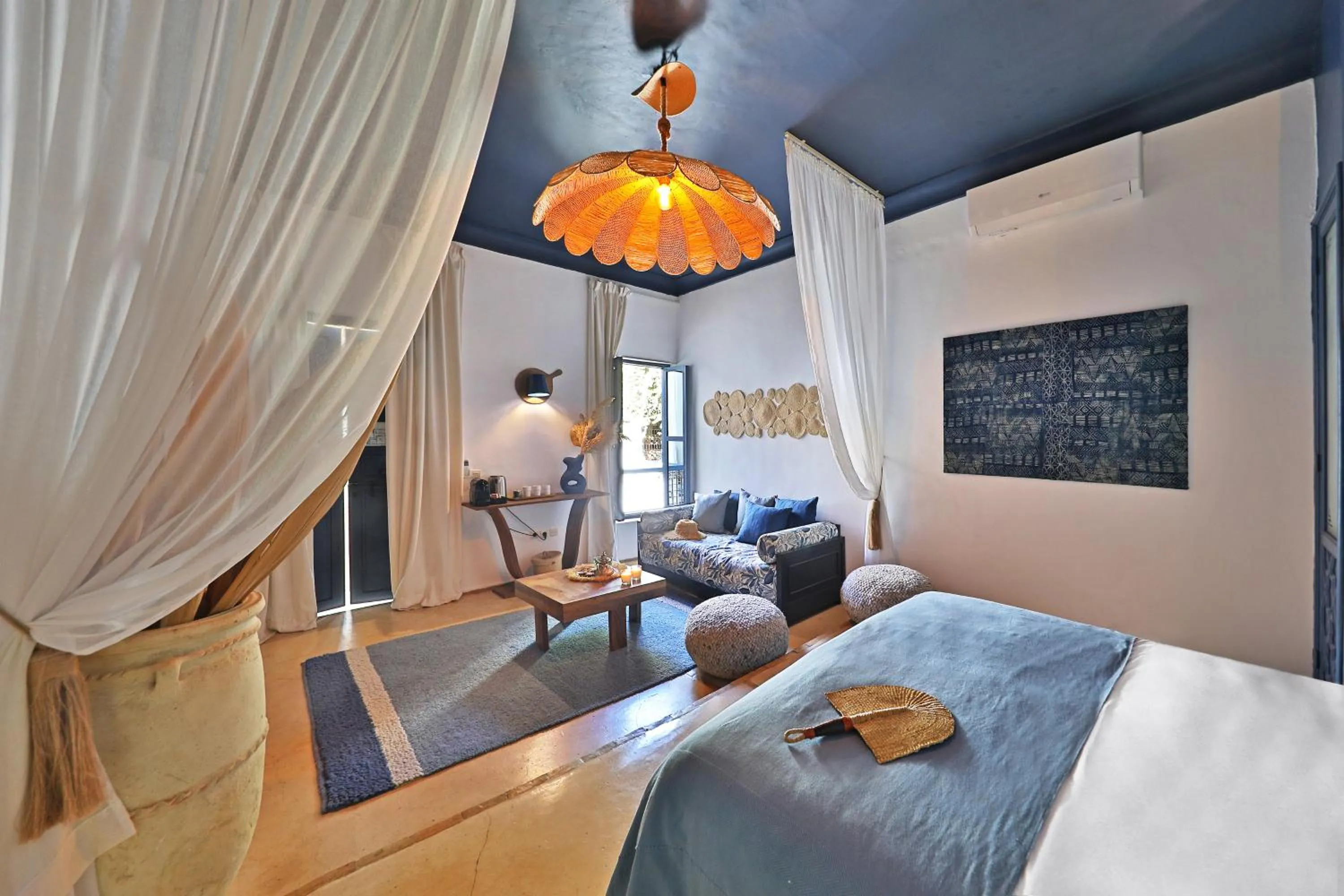 View (from property/room), Bed in Riad Anyssates